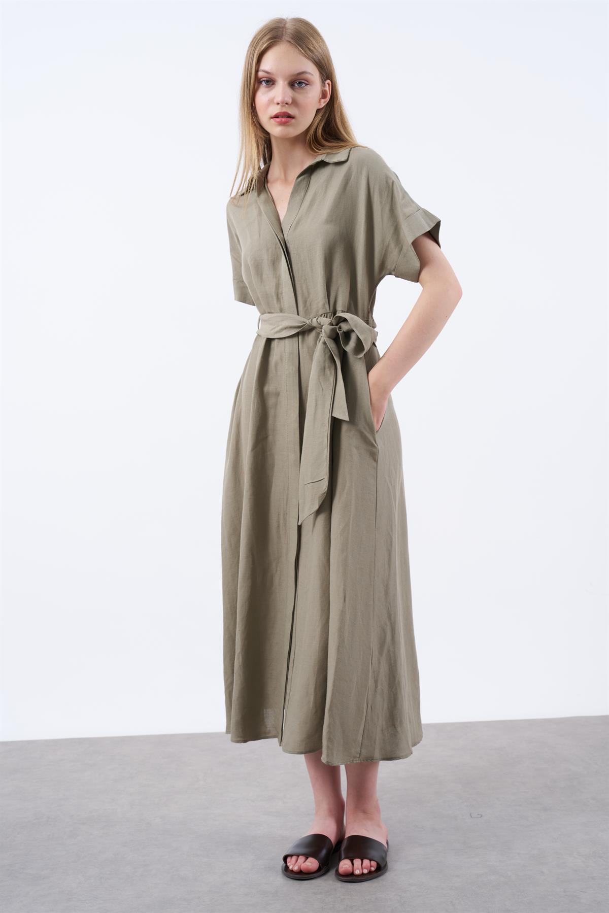 3209 GÖMLEK ELBİSE HAKİ