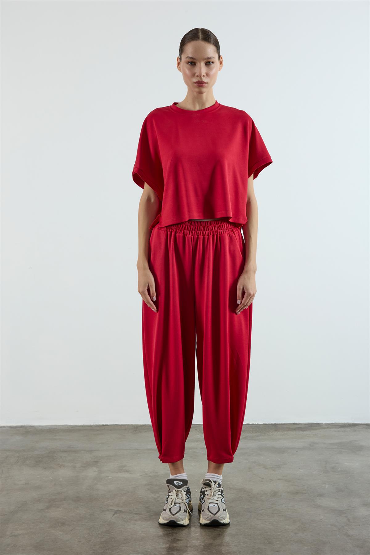 50986 TİŞÖRT PANTOLON TAKIM KIRMIZI