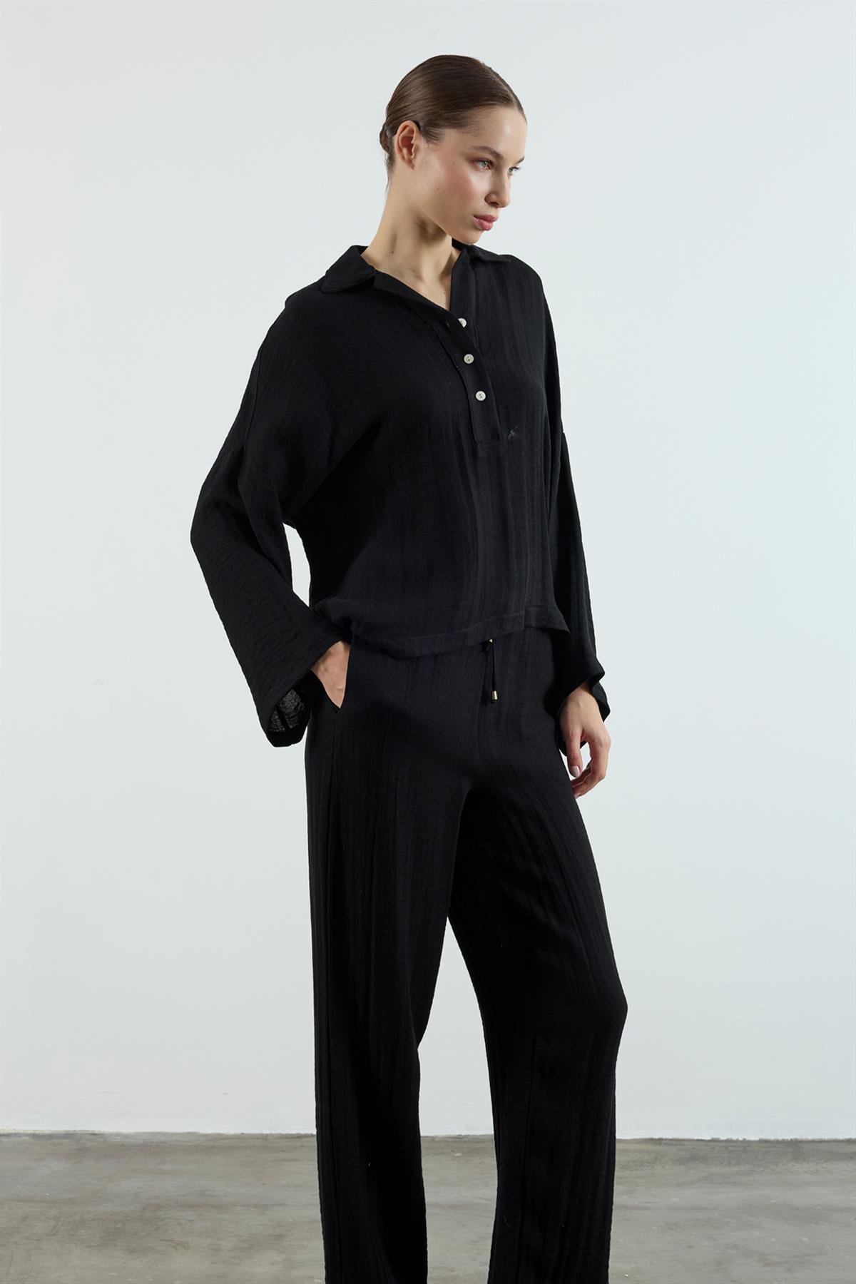 51119 SWEAT PANTOLON TAKIM SİYAH