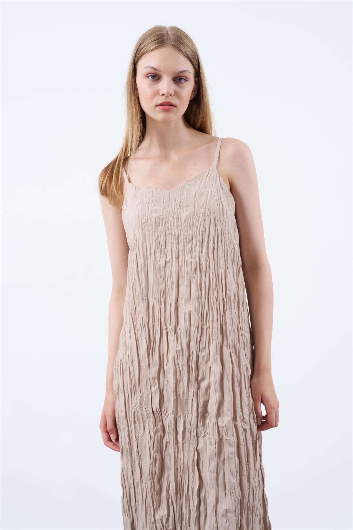 3218 ASKILI KRAŞLI ELBİSE TAŞ