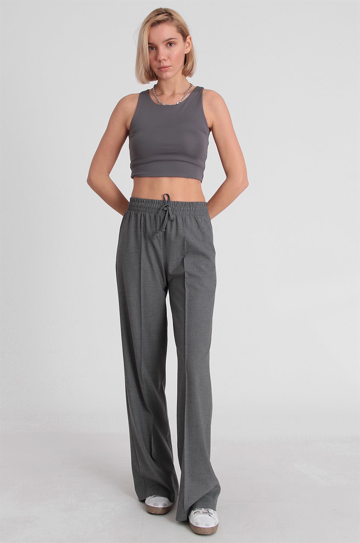 50741 POLİVİSKON PANTOLON GRİ