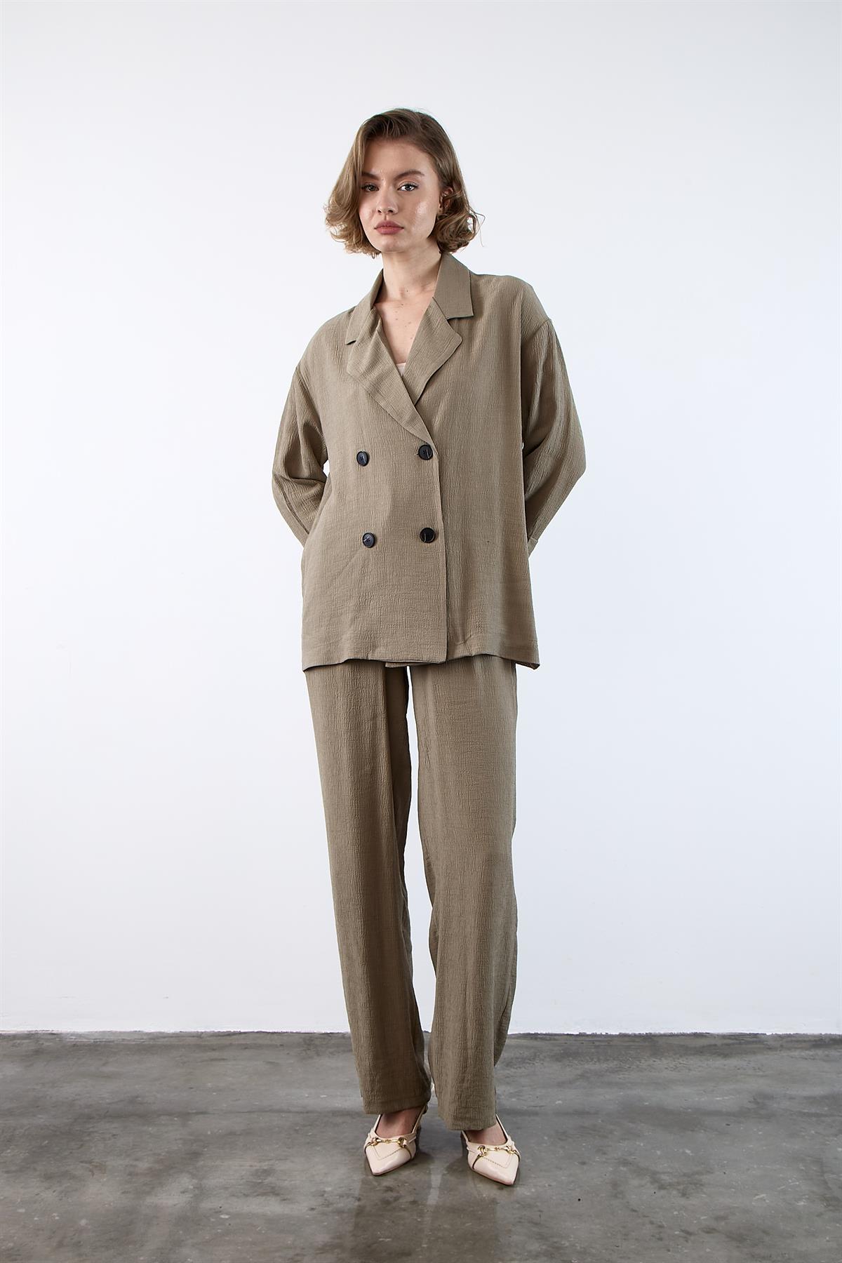 51107 CEKET PANTOLON TAKIM HAKİ