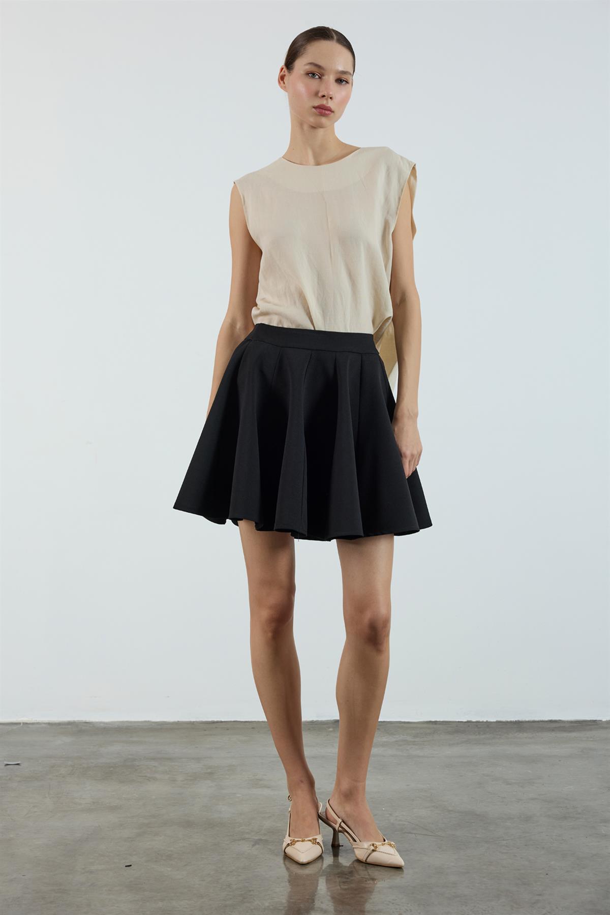 3273 GODELİ ETEK SİYAH