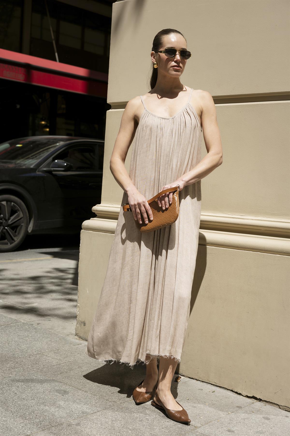 3291 ASKILI ELBİSE (3173) TAŞ