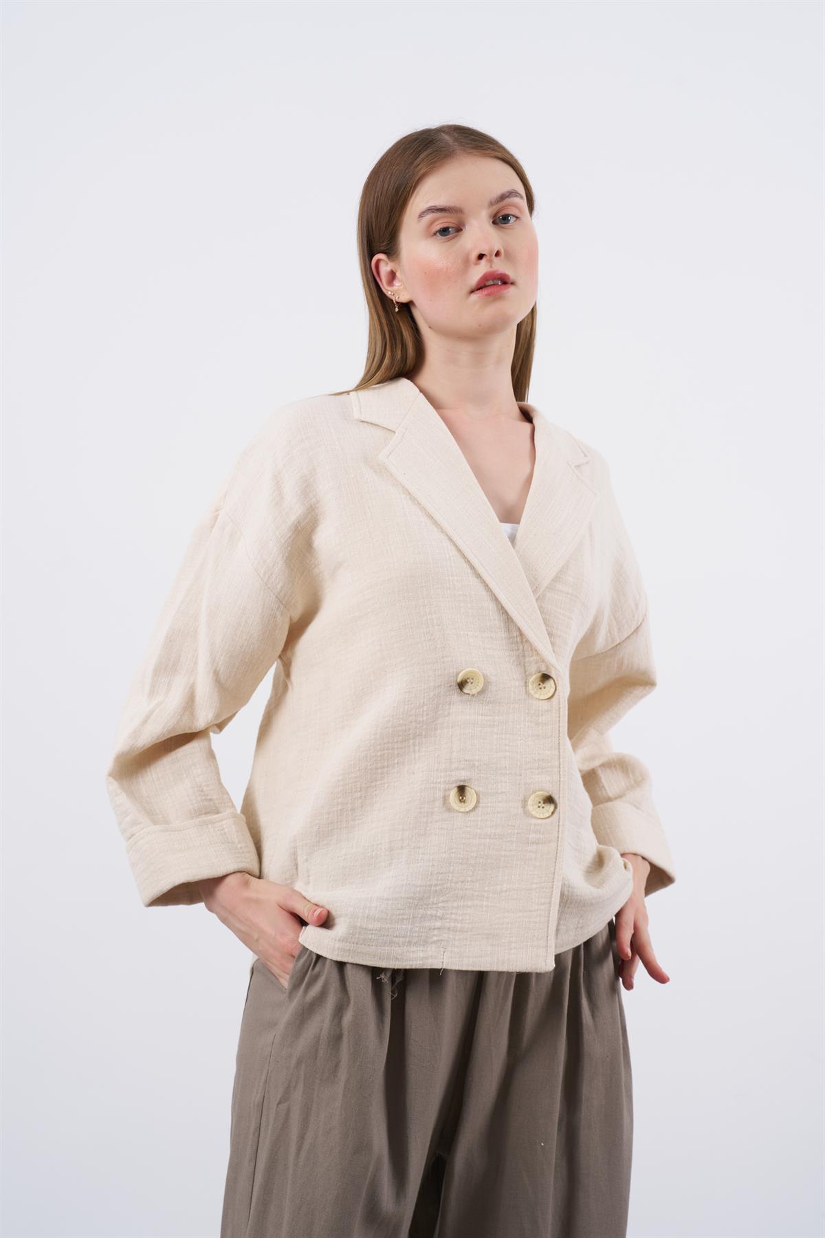 9448 KETEN CEKET TAŞ