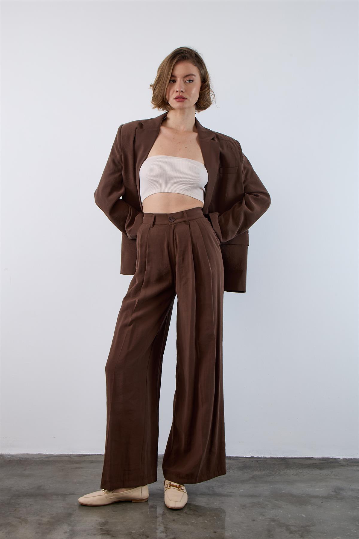 51113 PANTOLON KAHVE