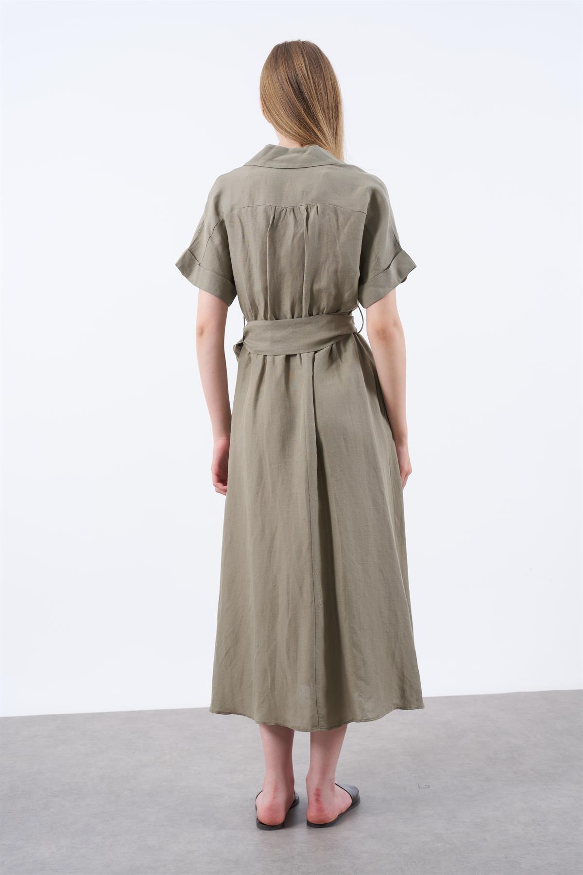 3209 GÖMLEK ELBİSE HAKİ