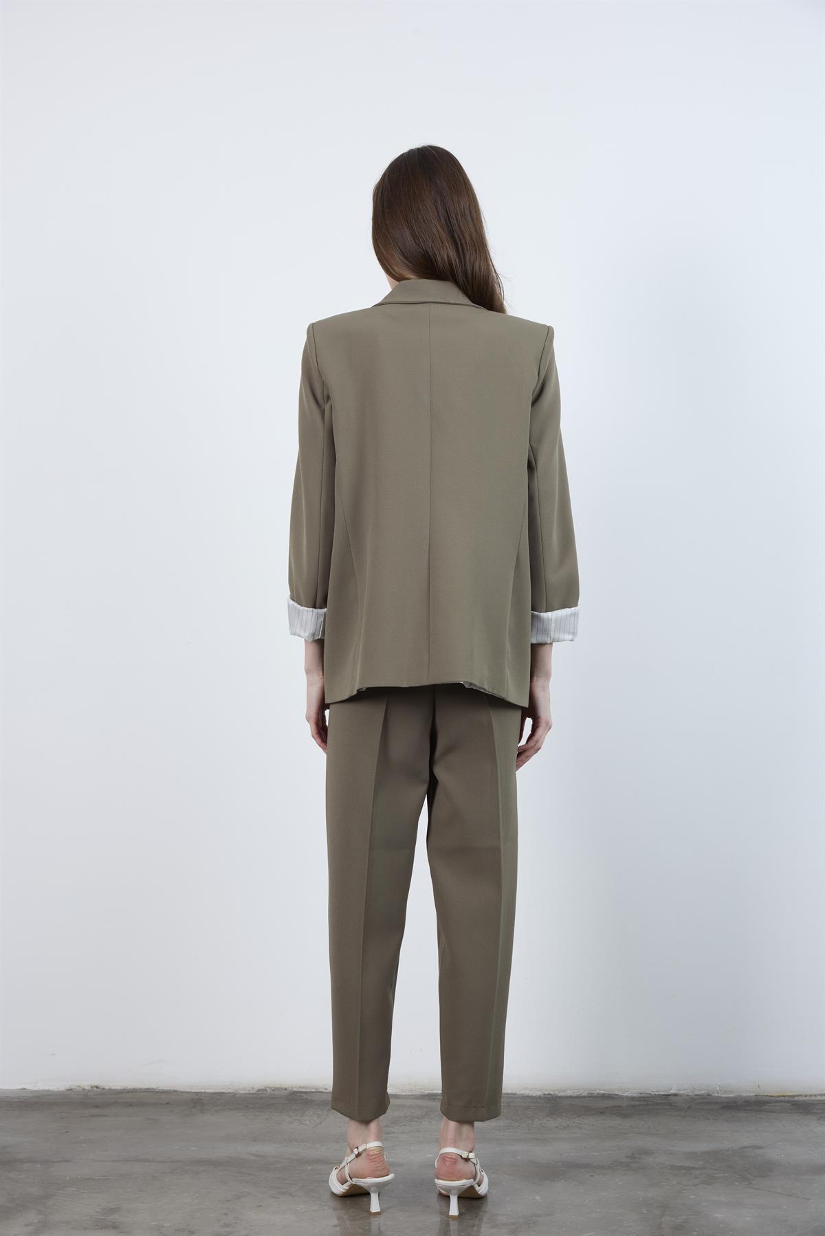 9134 KOLU KATLAMALI CEKET HAKİ