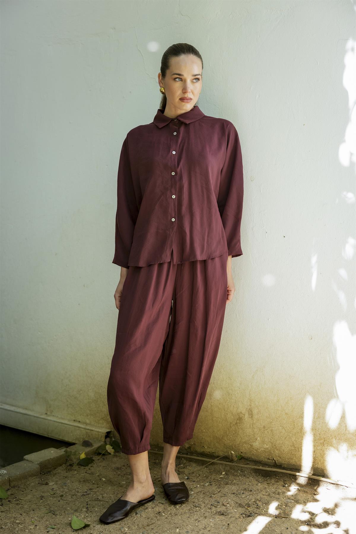 50957 GÖMLEK PANTOLON TAKIM BORDO