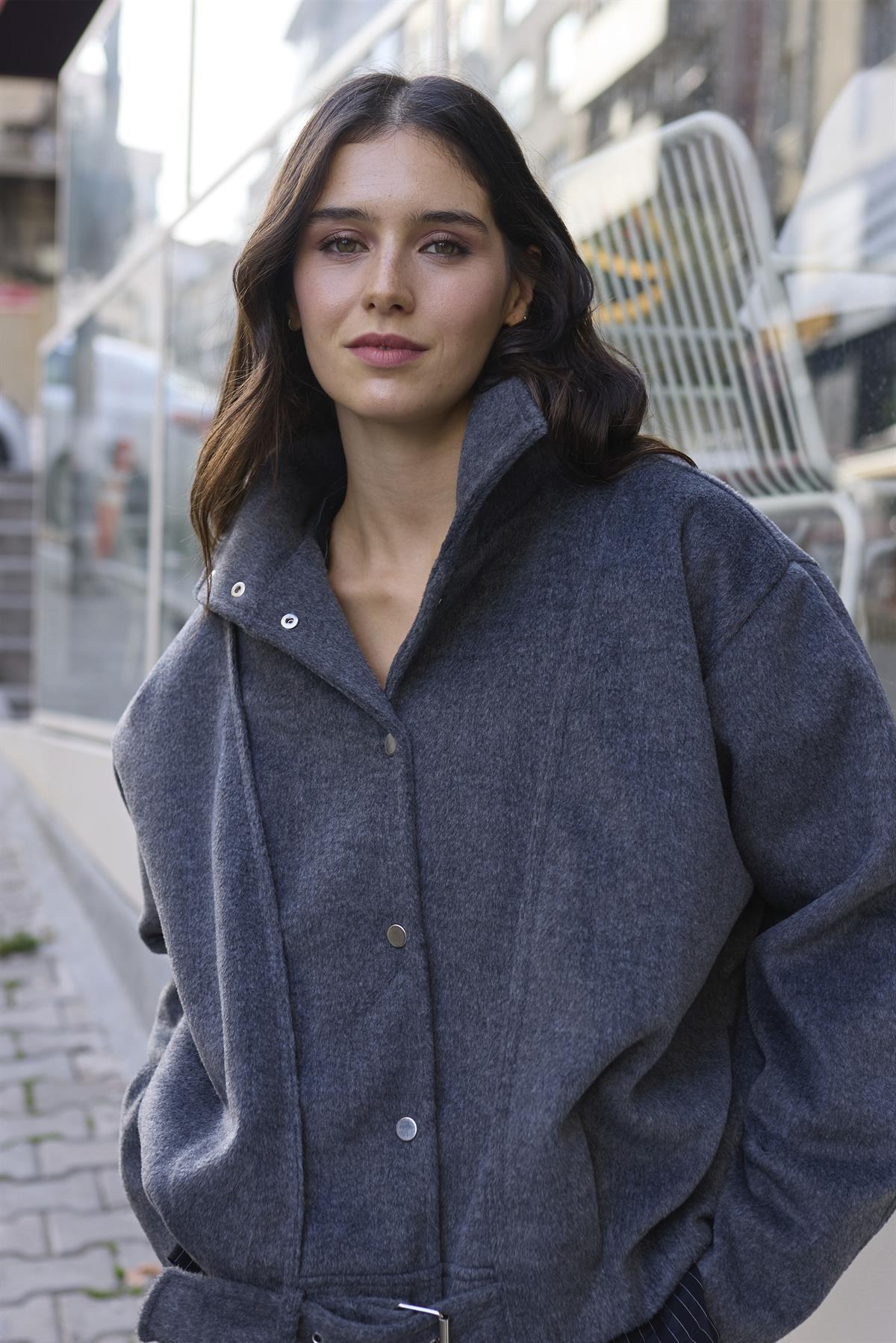 9657 KAŞE KABAN ANTRASİT