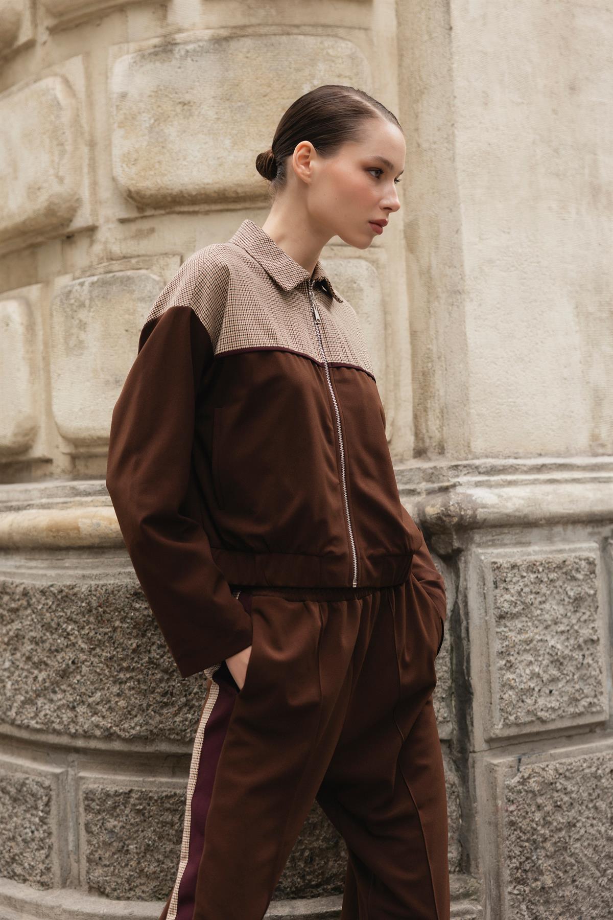 51114 GARNİLİ TAKIM KAHVE