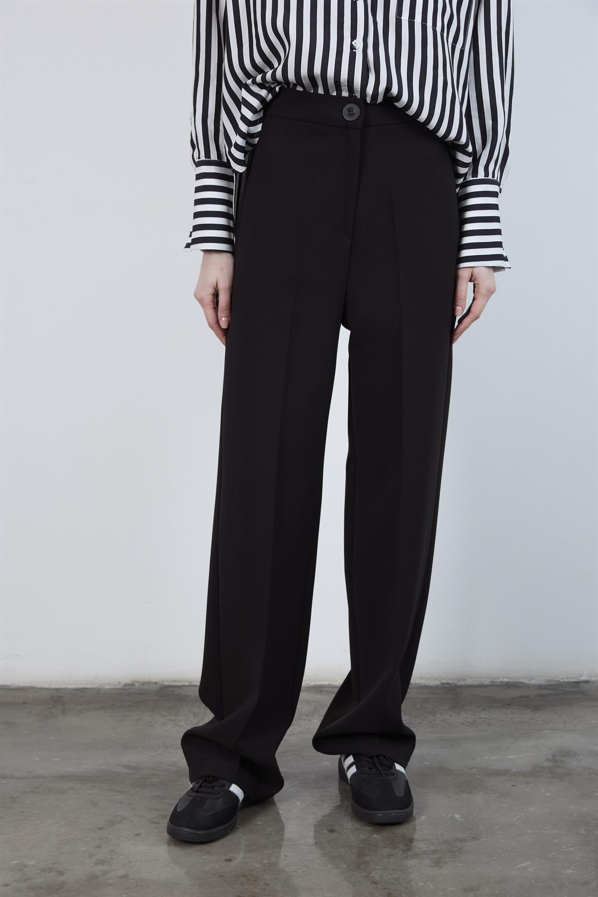 50714 PALAZZO PAÇA PANTOLON SİYAH