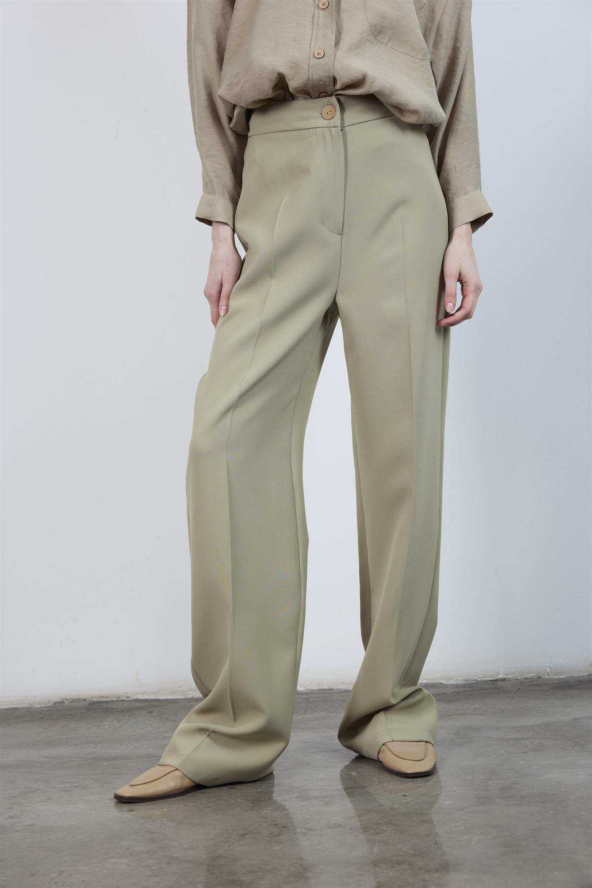 50714 PALAZZO PAÇA PANTOLON AÇIK HAKİ