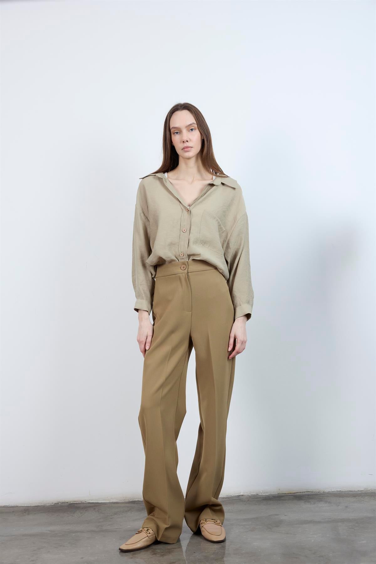 50714 PALAZZO PAÇA PANTOLON OLİVE