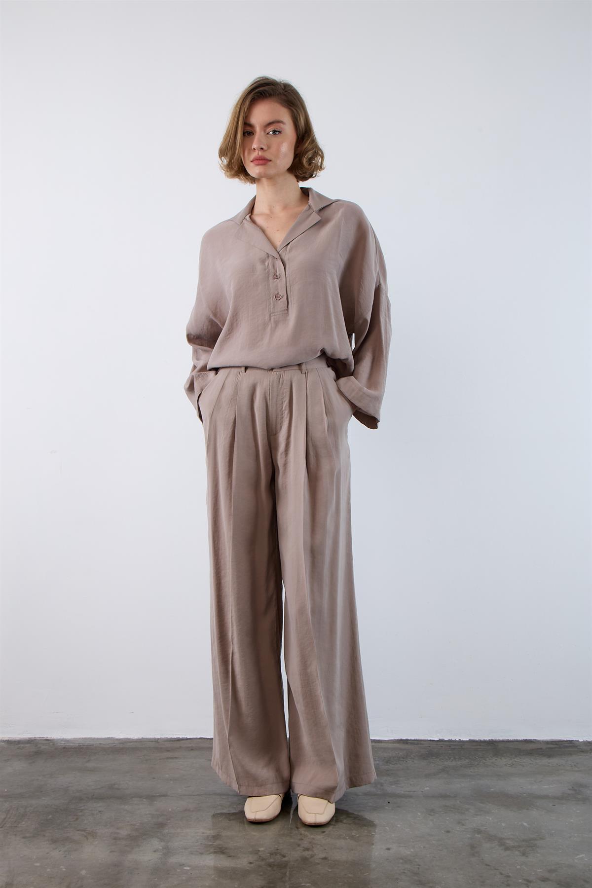 51113 PANTOLON VİZON