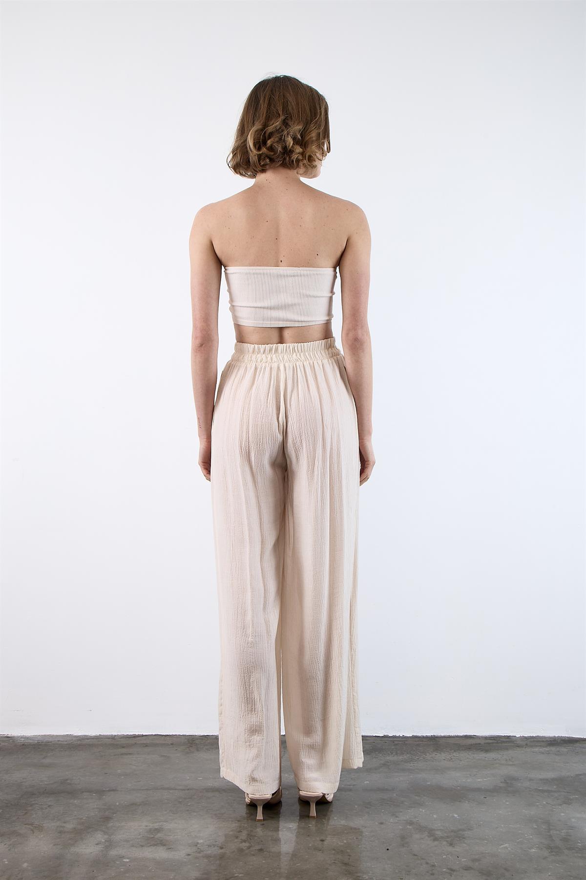 51109 KİMONO TAKIM KREM