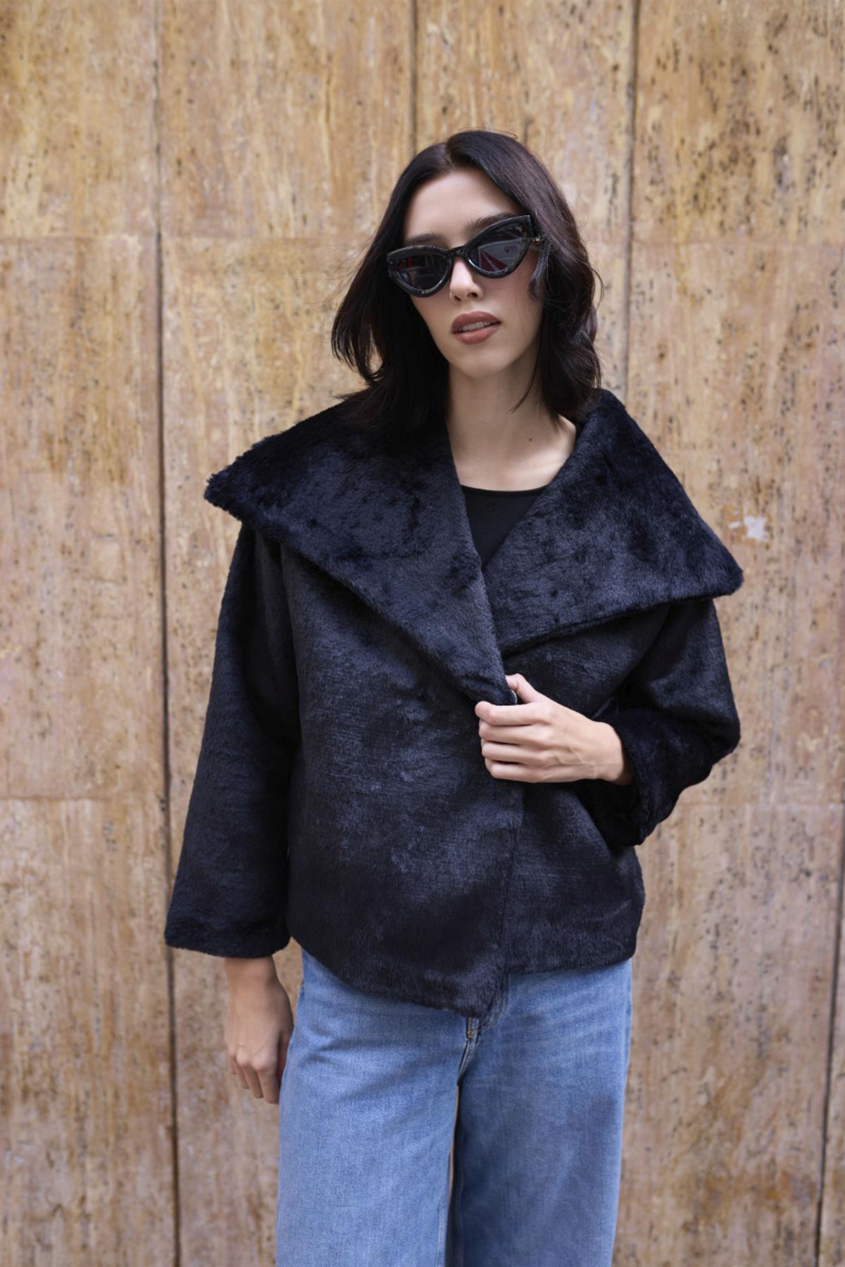 9623 KÜRK MONT SİYAH