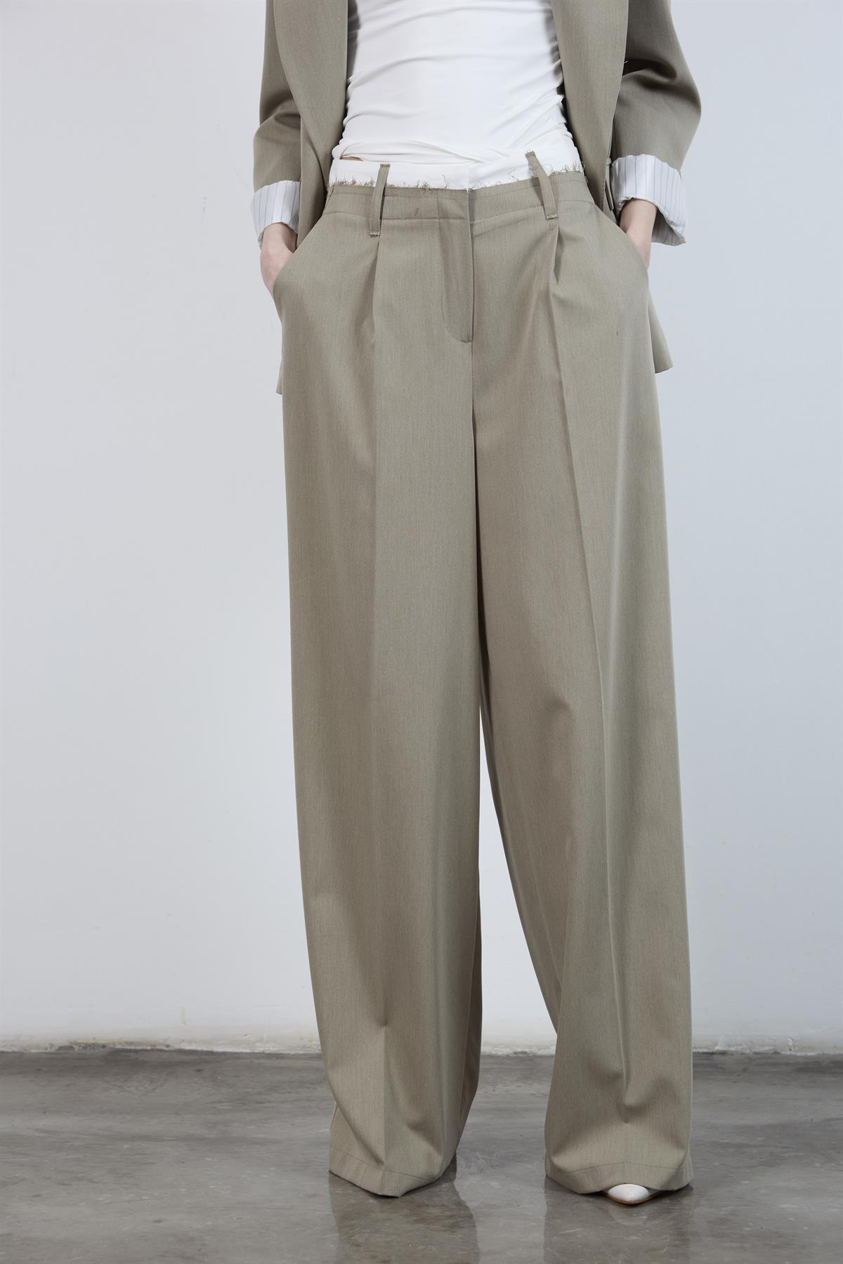 50949 POLİVİSKON PANTOLON HAKİ