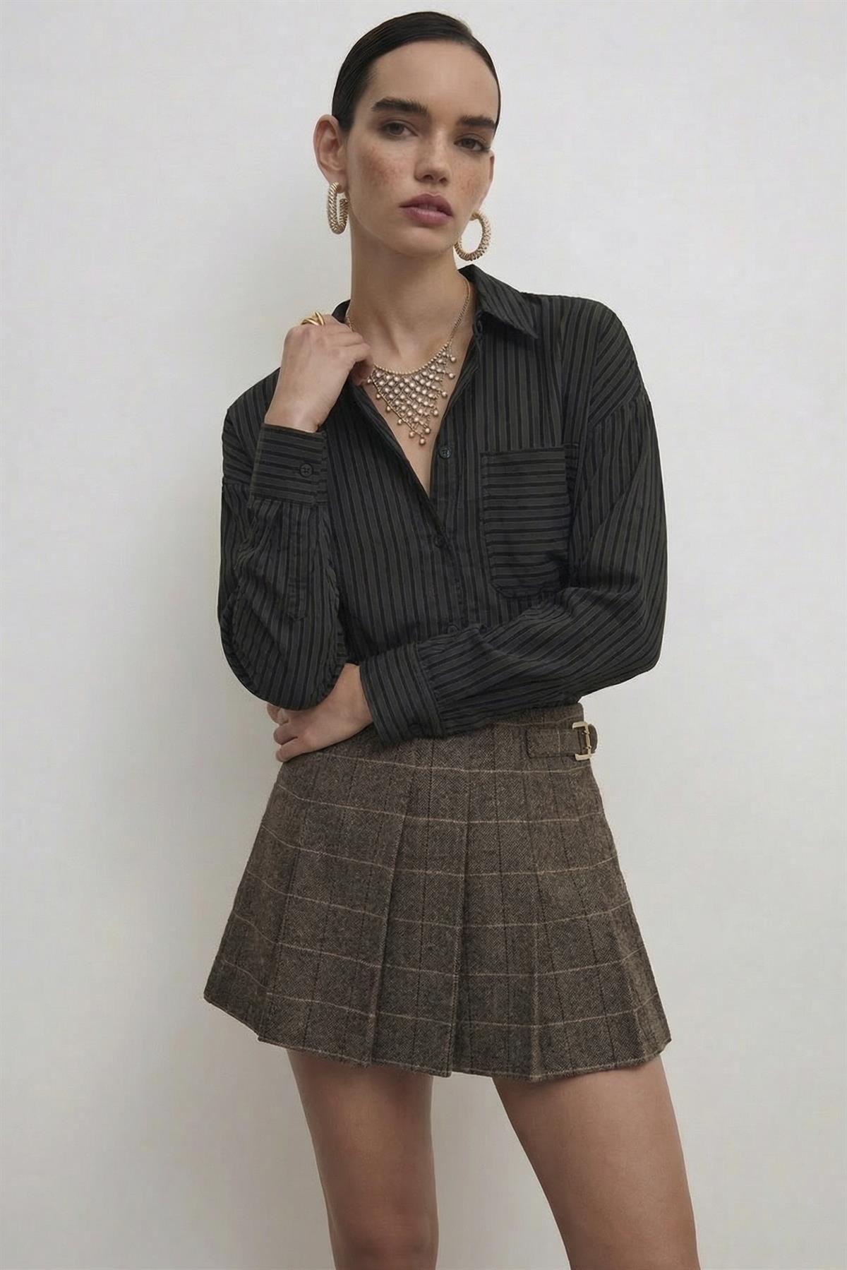 5000 OVERSIZE GÖMLEK SİYAH