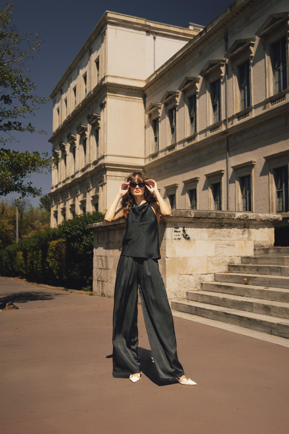 51211 BLUZ PANTOLON TAKIM SİYAH