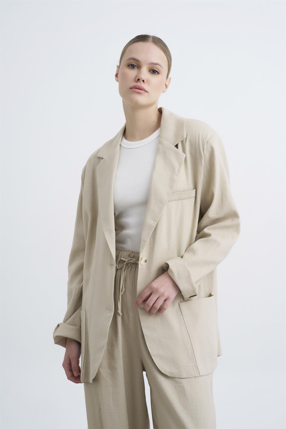 9430 KETEN CEKET TAŞ