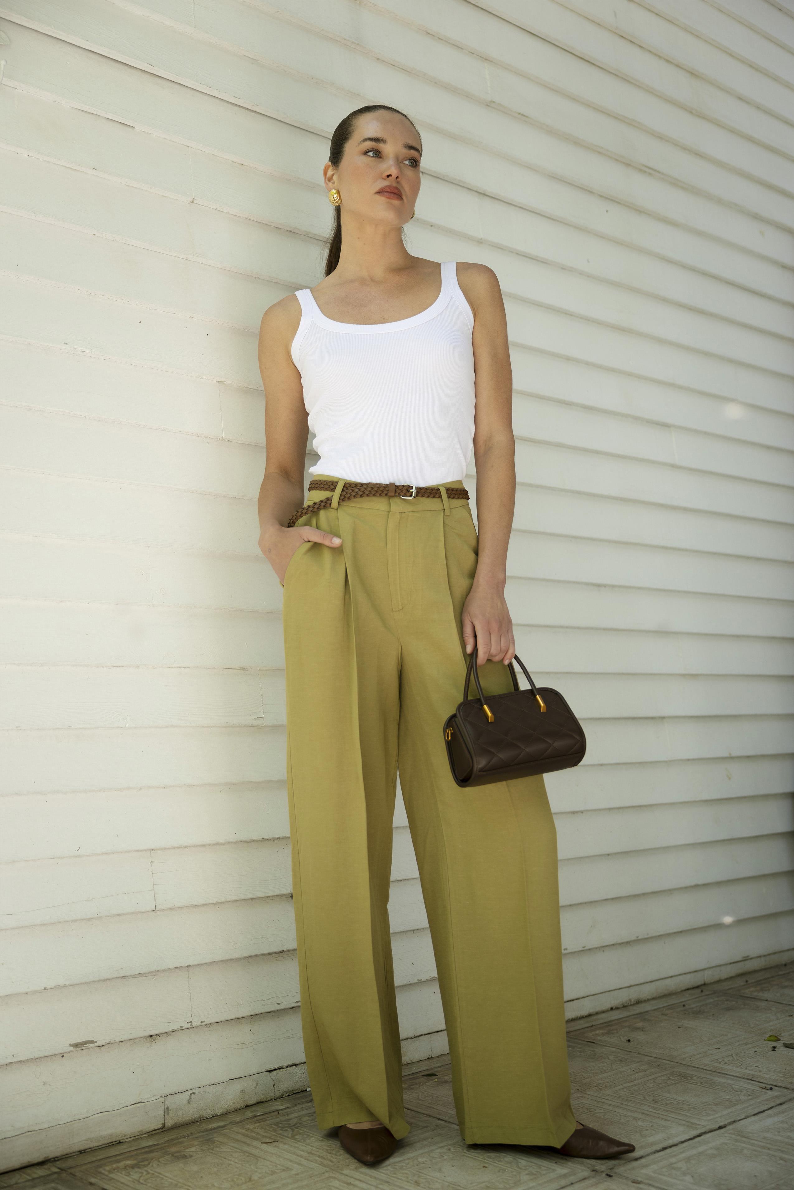 51150 KEMERLİ PANTOLON HAKİ