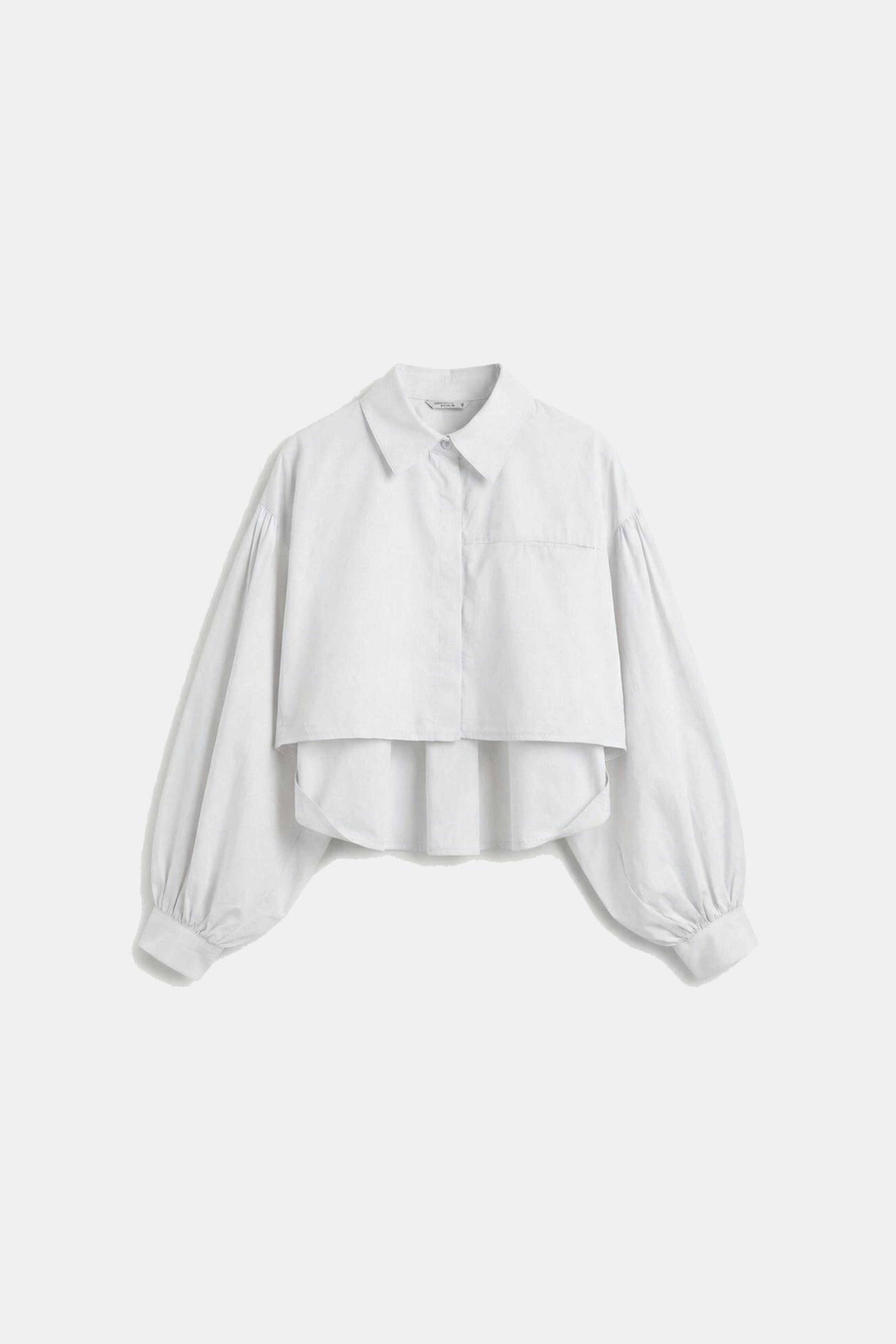 5008 POPLİN GÖMLEK BEYAZ