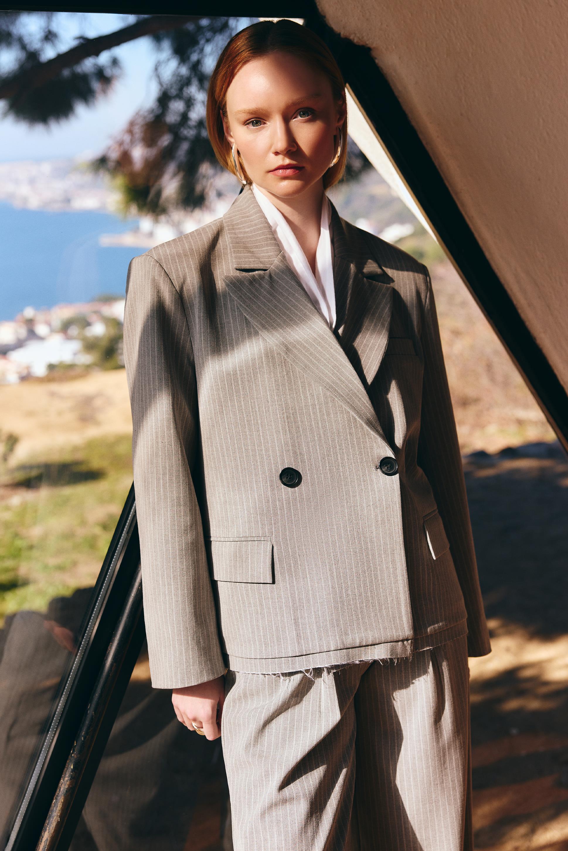 9519 POLİVİSKON CEKET PANTOLON TAKIM GRİ