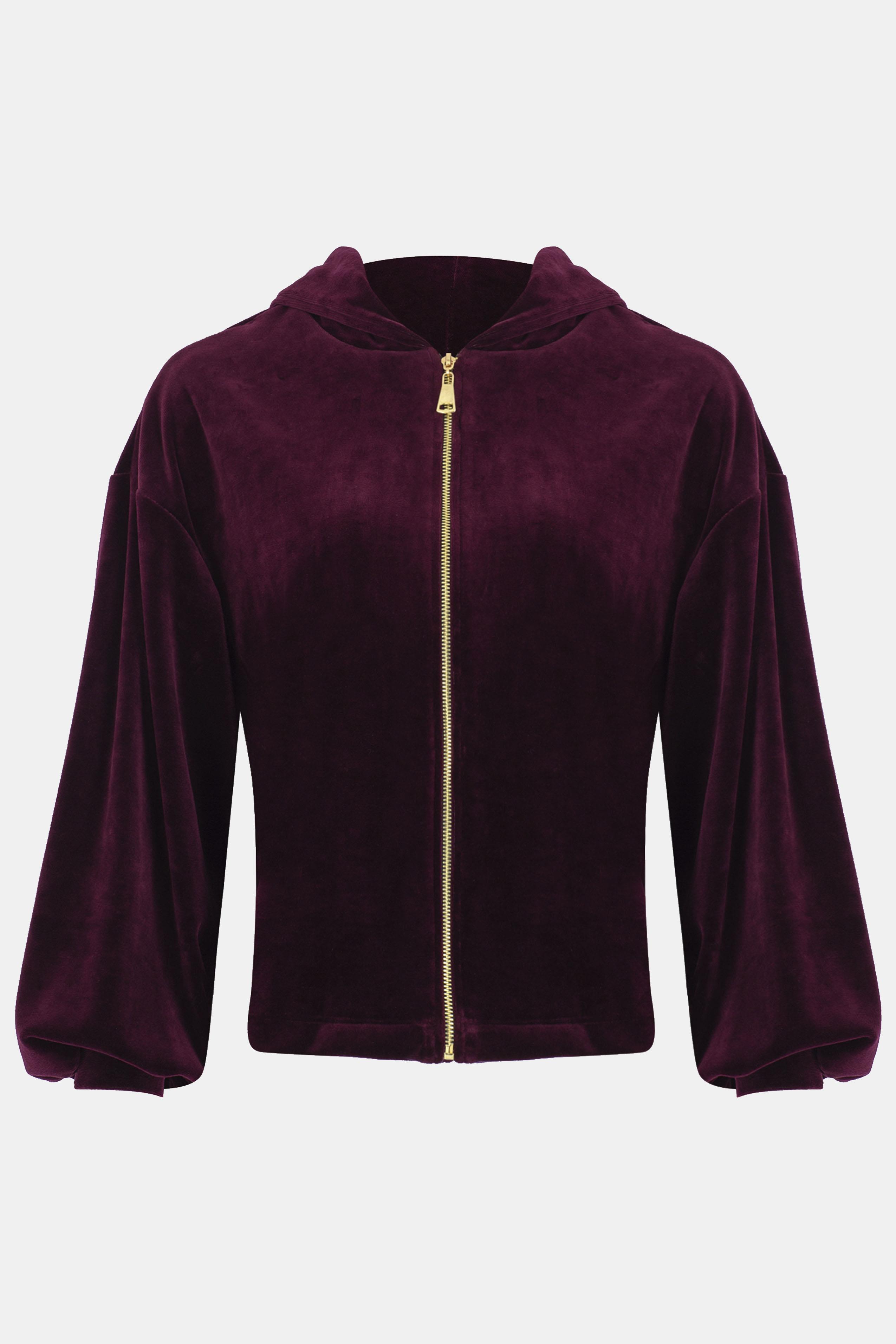 0097 KADİFE ÜÇLÜ TAKIM BORDO