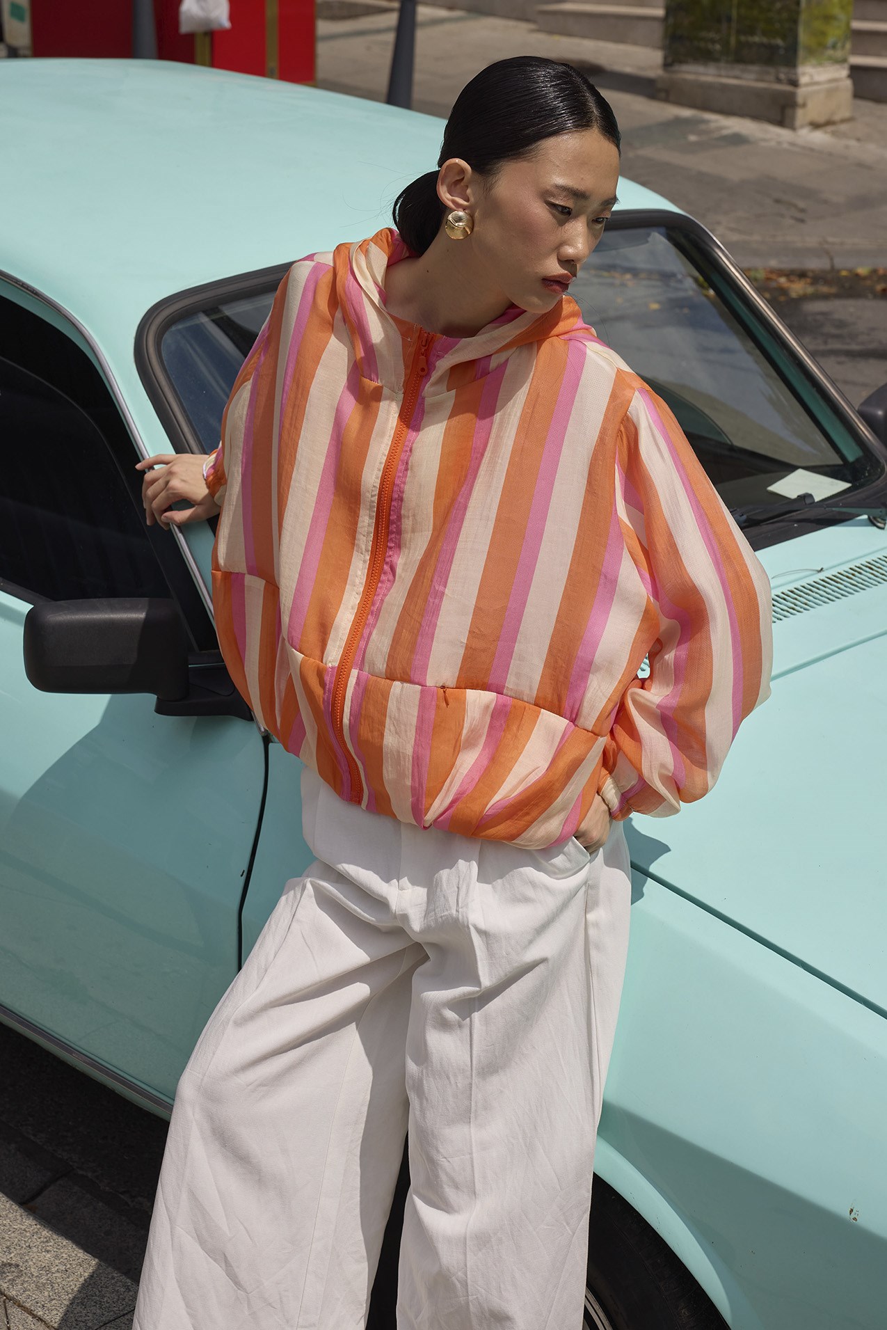 9787 YAĞMURLUK ORANGE/PEMBE (V-2C)