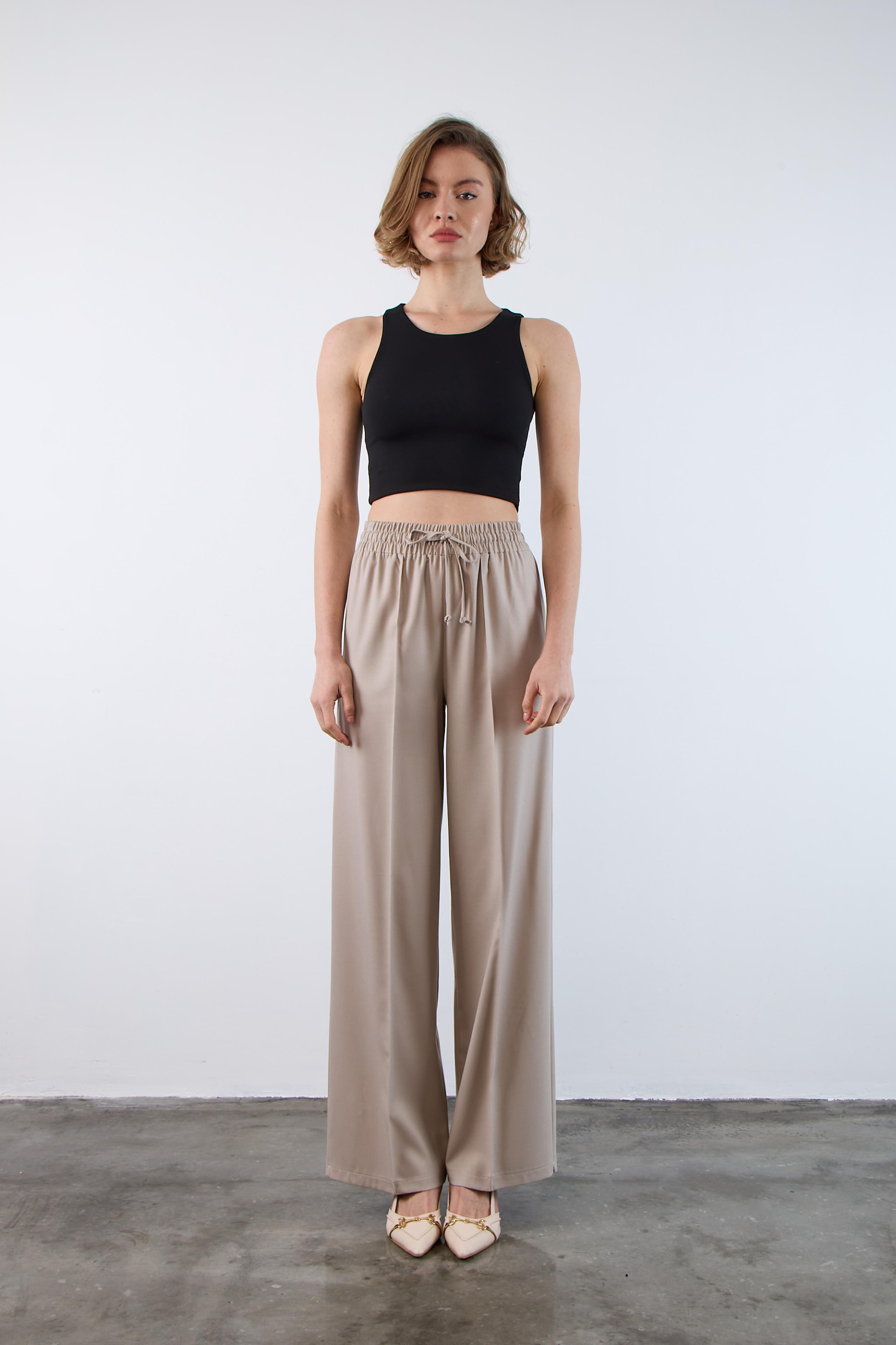 50741 POLİVİSKON PANTOLON TAŞ