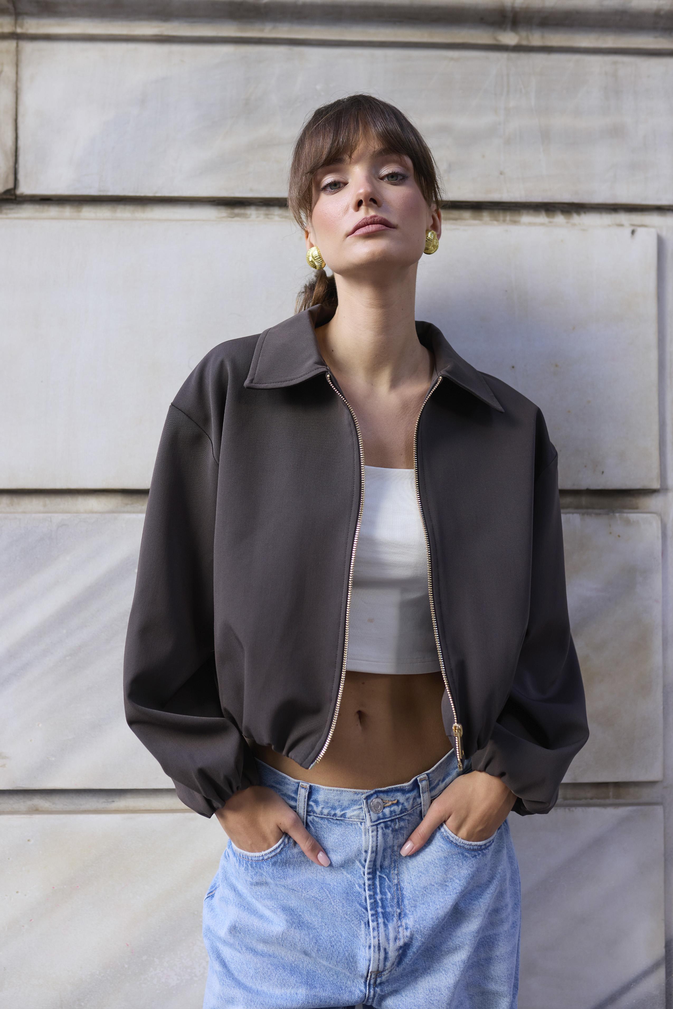 9616 BAMBER CEKET KOYU KAHVE