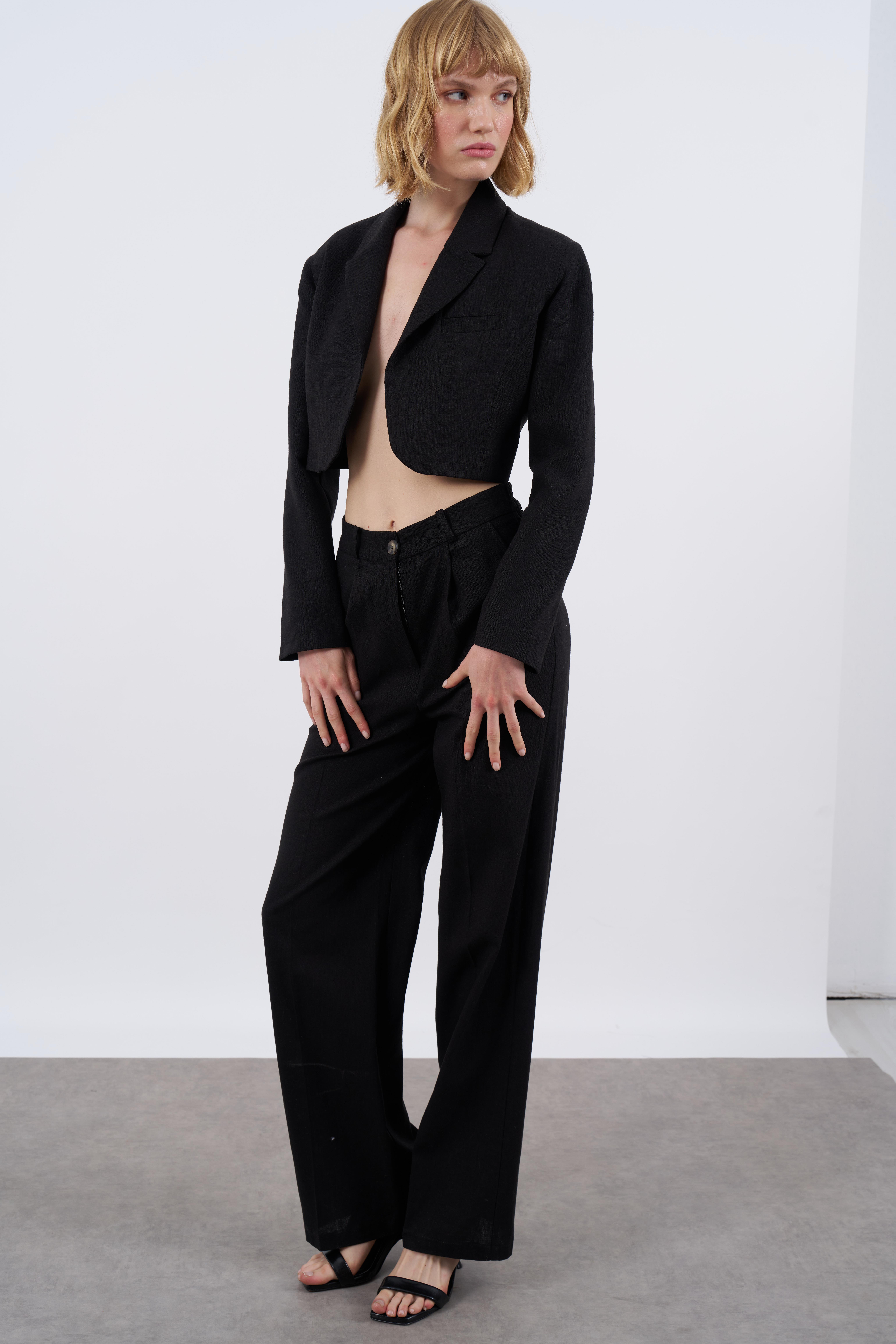 50971 CEKET PANTOLON TAKIM SİYAH