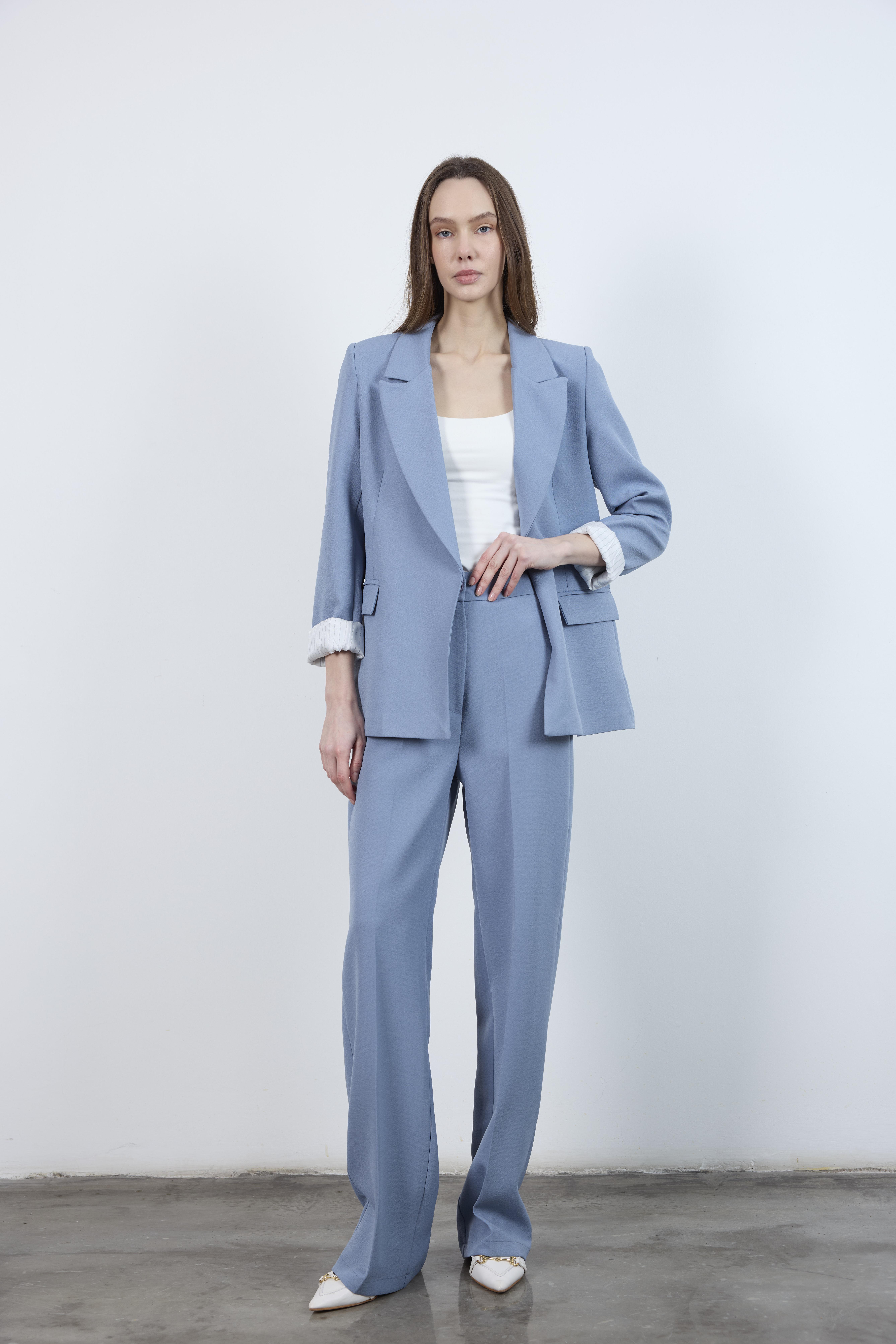 50714 PALAZZO PAÇA PANTOLON İNDİGO