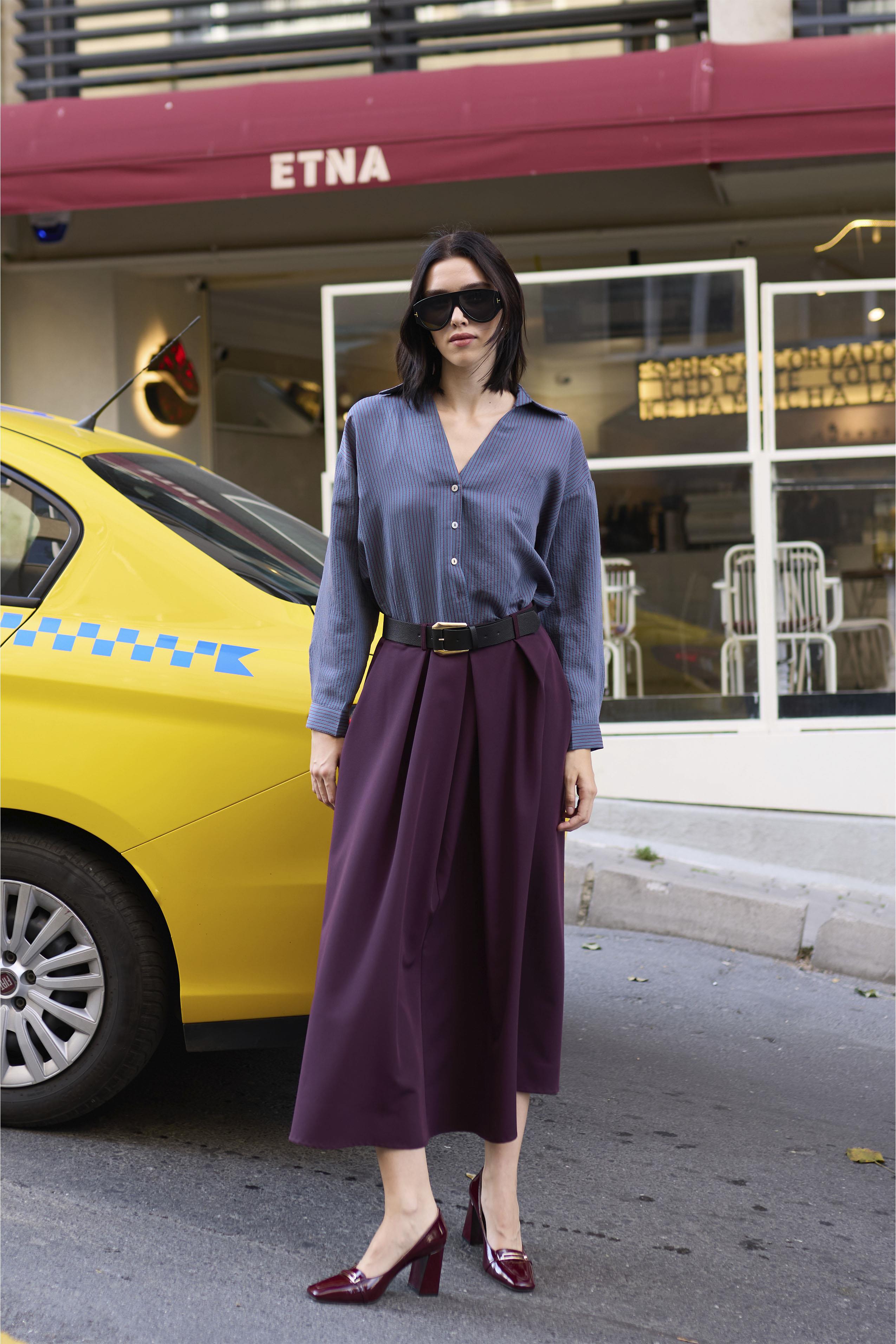 3360 POLİVİSKON KEMERLİ ETEK MÜRDÜM