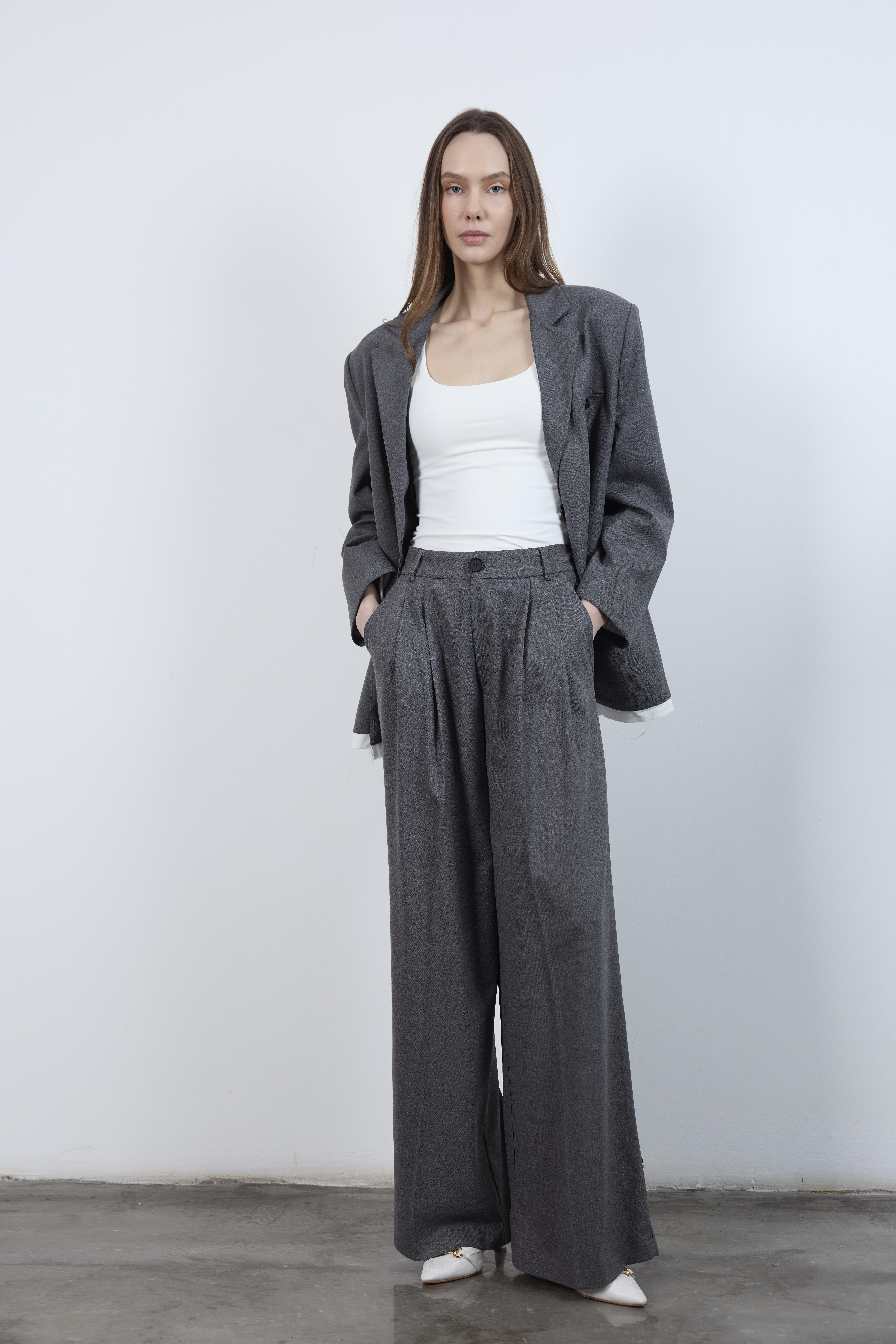 50997 POLİVİSKON PANTOLON ANTRASİT