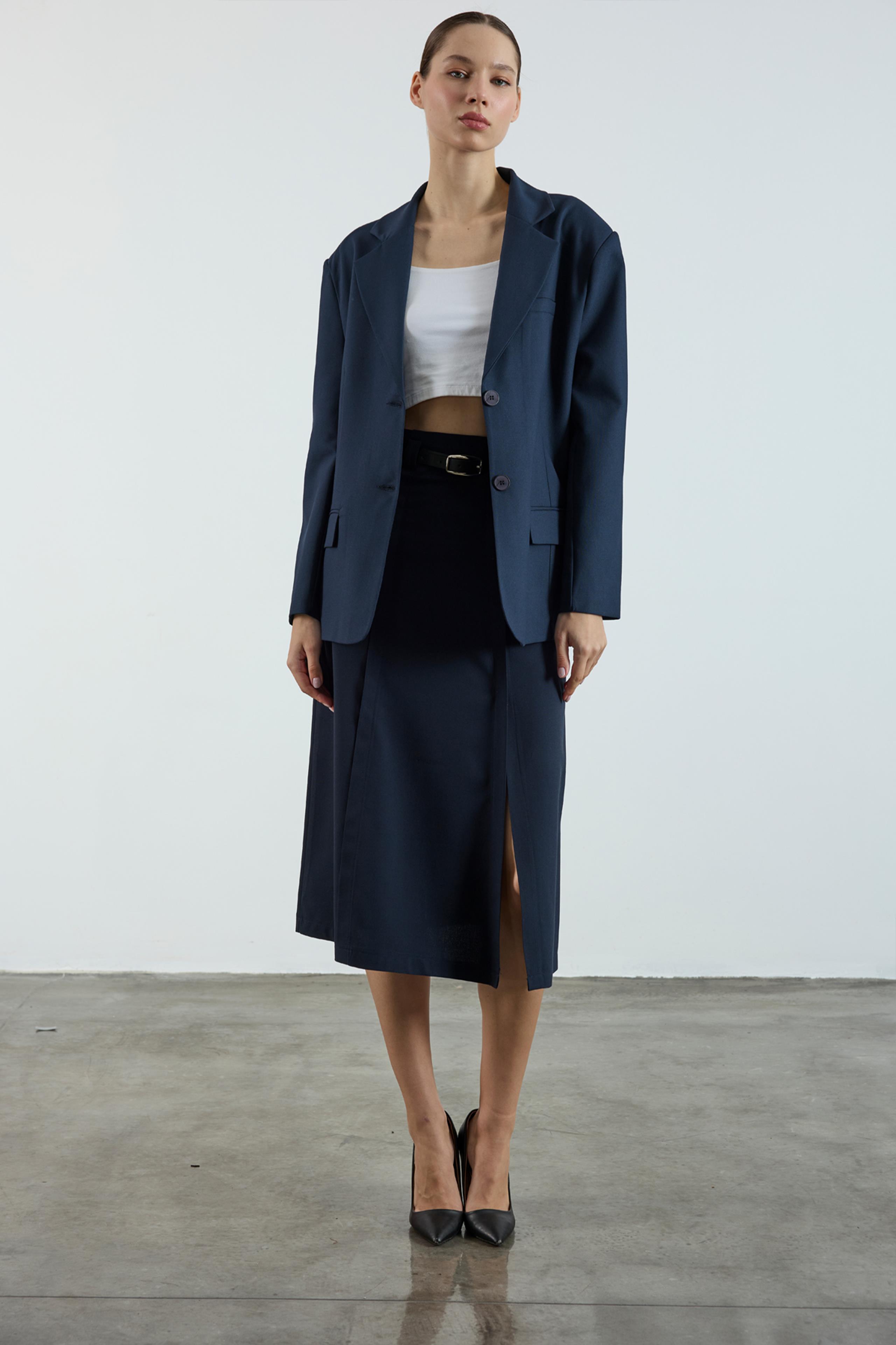 3274 ALLERLİ ETEK LACİVERT