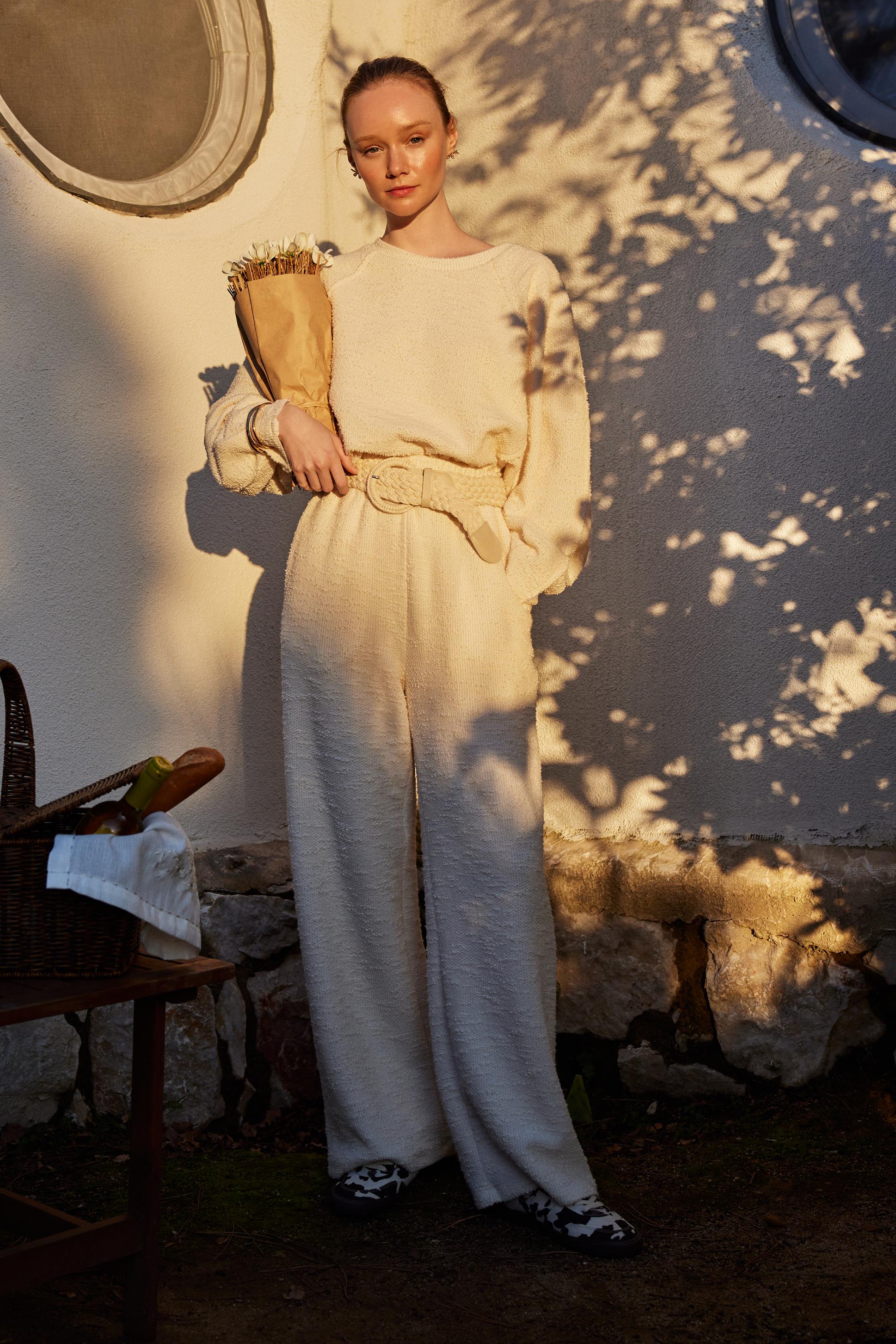 51105 SWEAT PANTOLON TAKIM EKRU