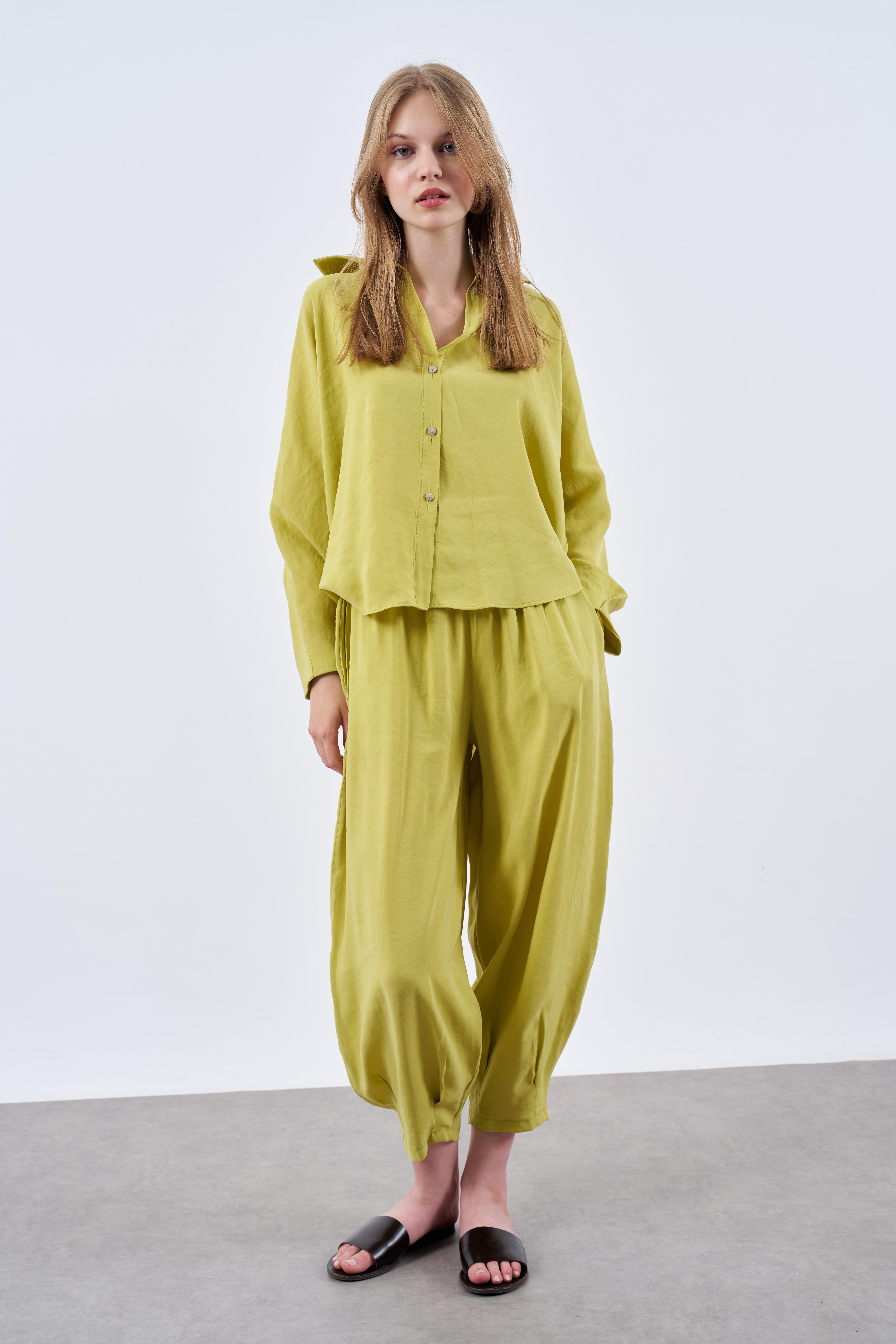 50957 GÖMLEK PANTOLON TAKIM HARDAL