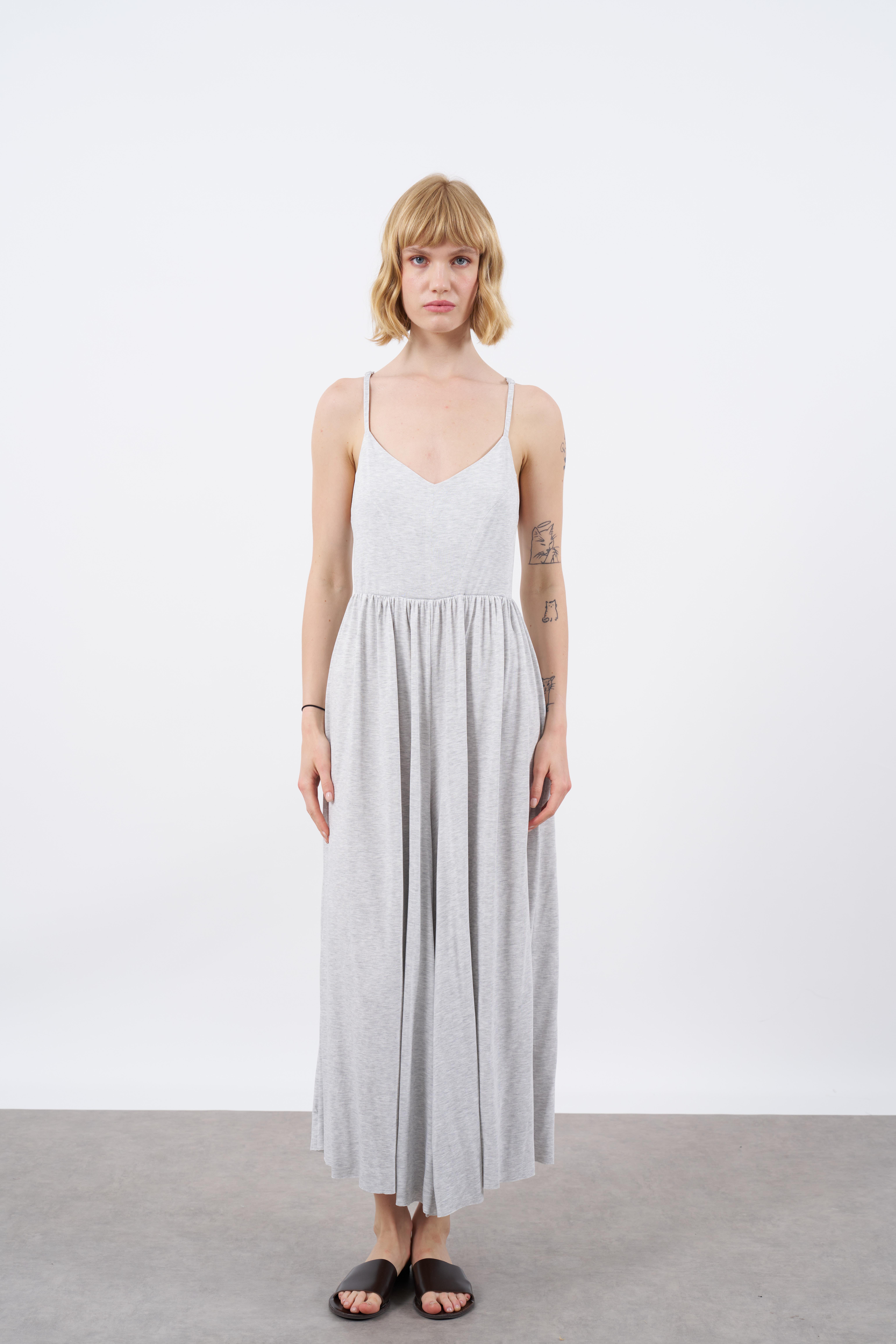 0061 İP ASKILI SÜPREM TULUM GRİ