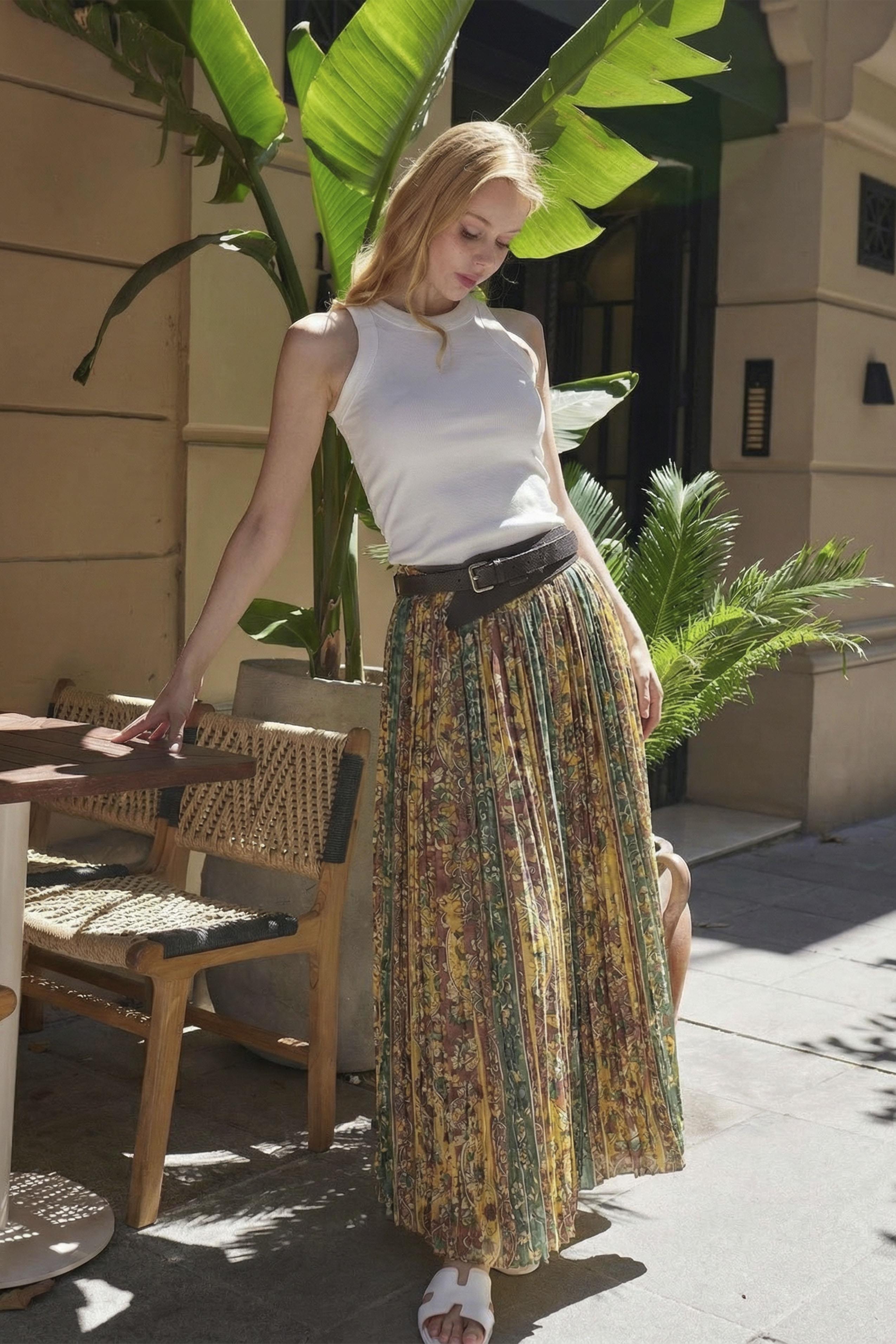 3374 BASKILI ETEK YEŞİL