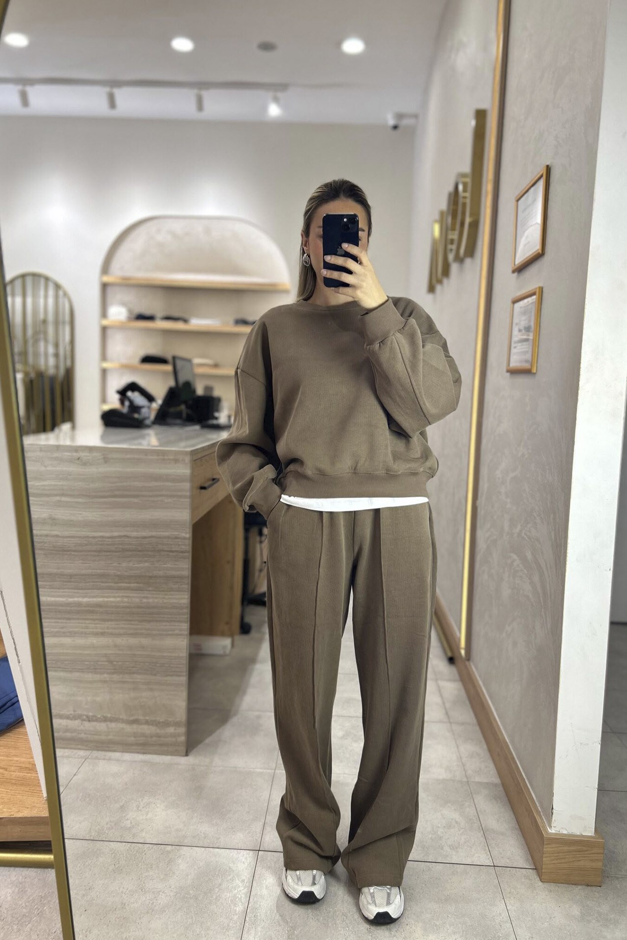 51236 SWEAT PANTOLON TAKIM CAMEL
