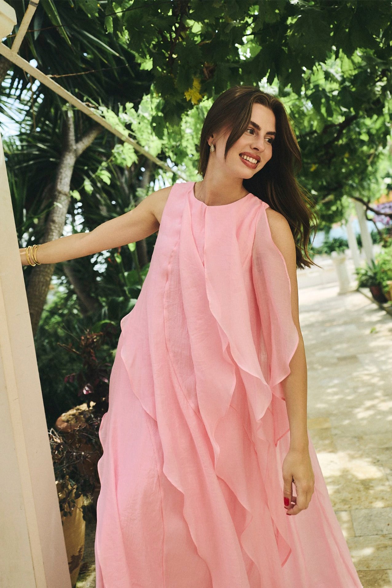 3450 ELBİSE PEMBE