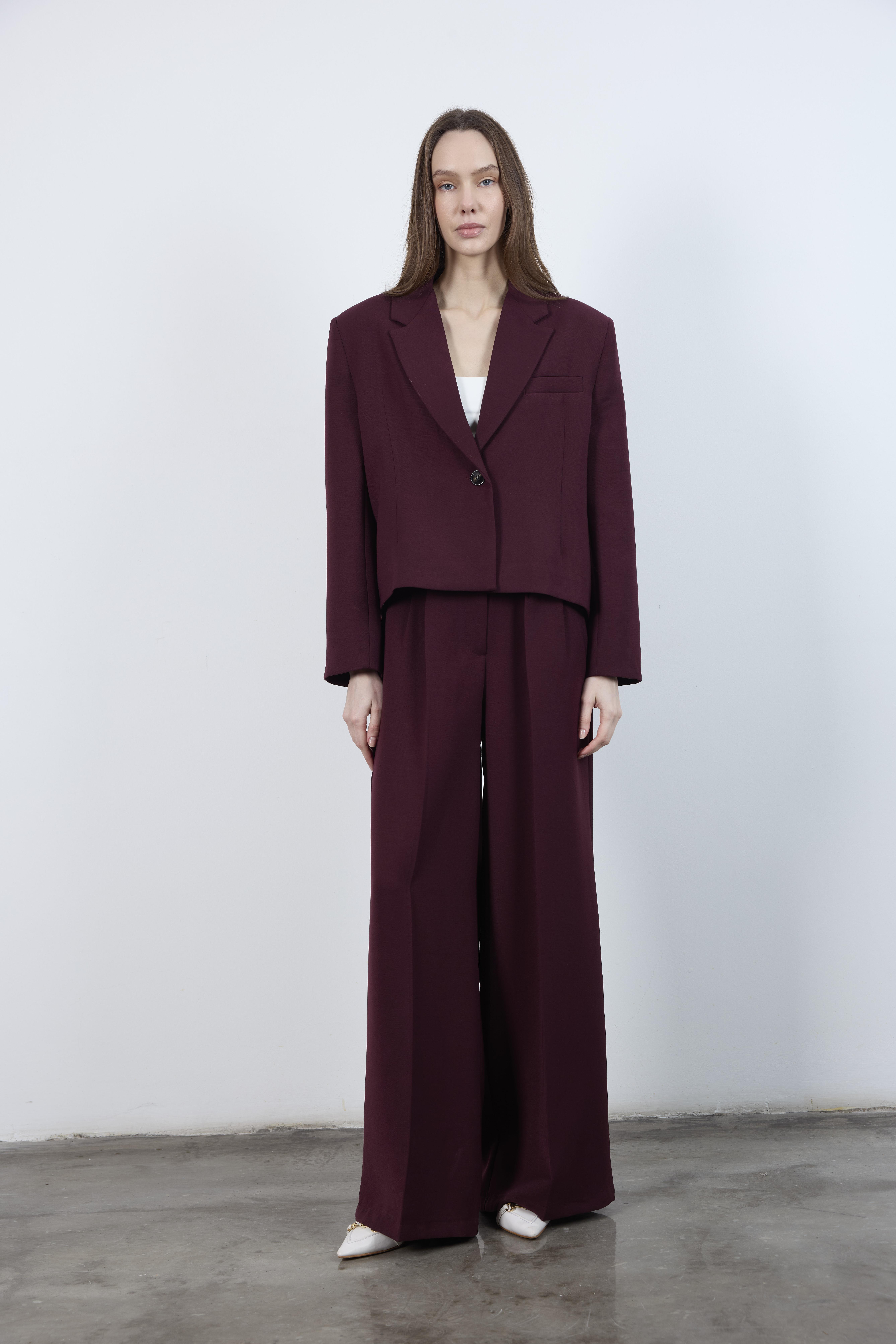 9489 CEKET PANTOLON TAKIM BORDO