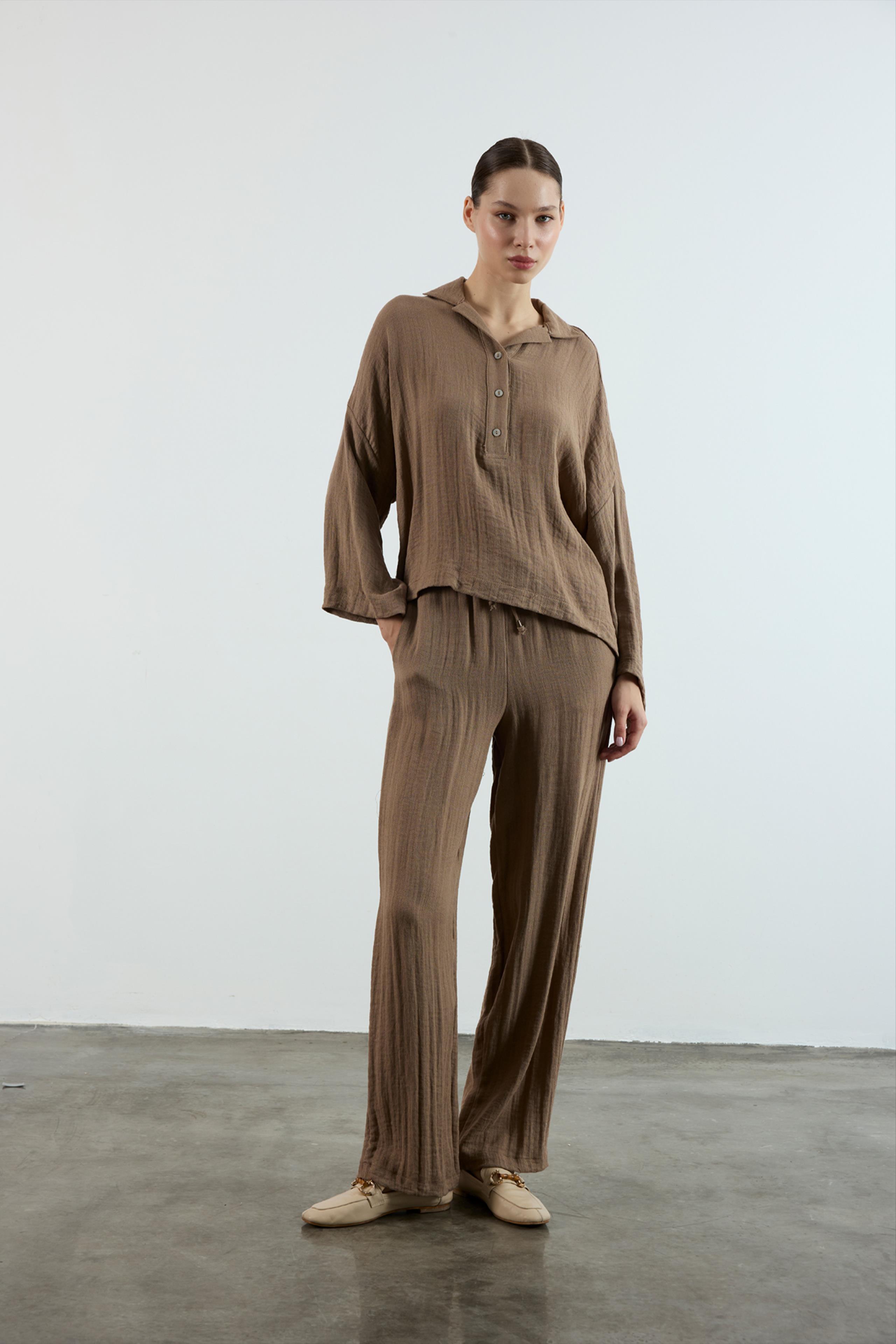 51119 SWEAT PANTOLON TAKIM KAHVE