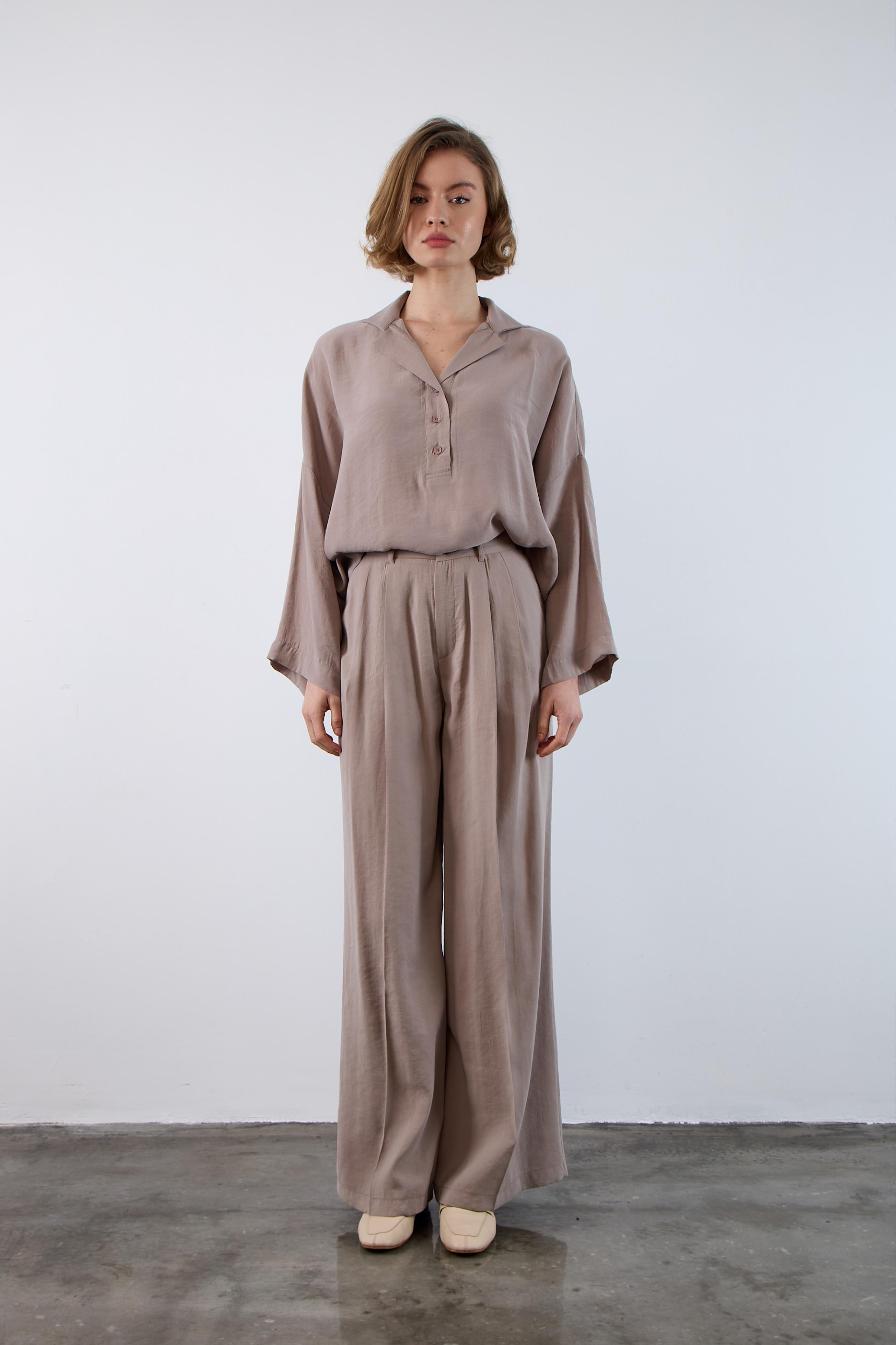 51113 PANTOLON VİZON