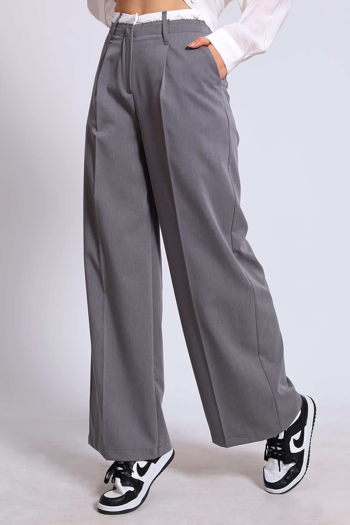 50949 POLİVİSKON PANTOLON ANTRASİT