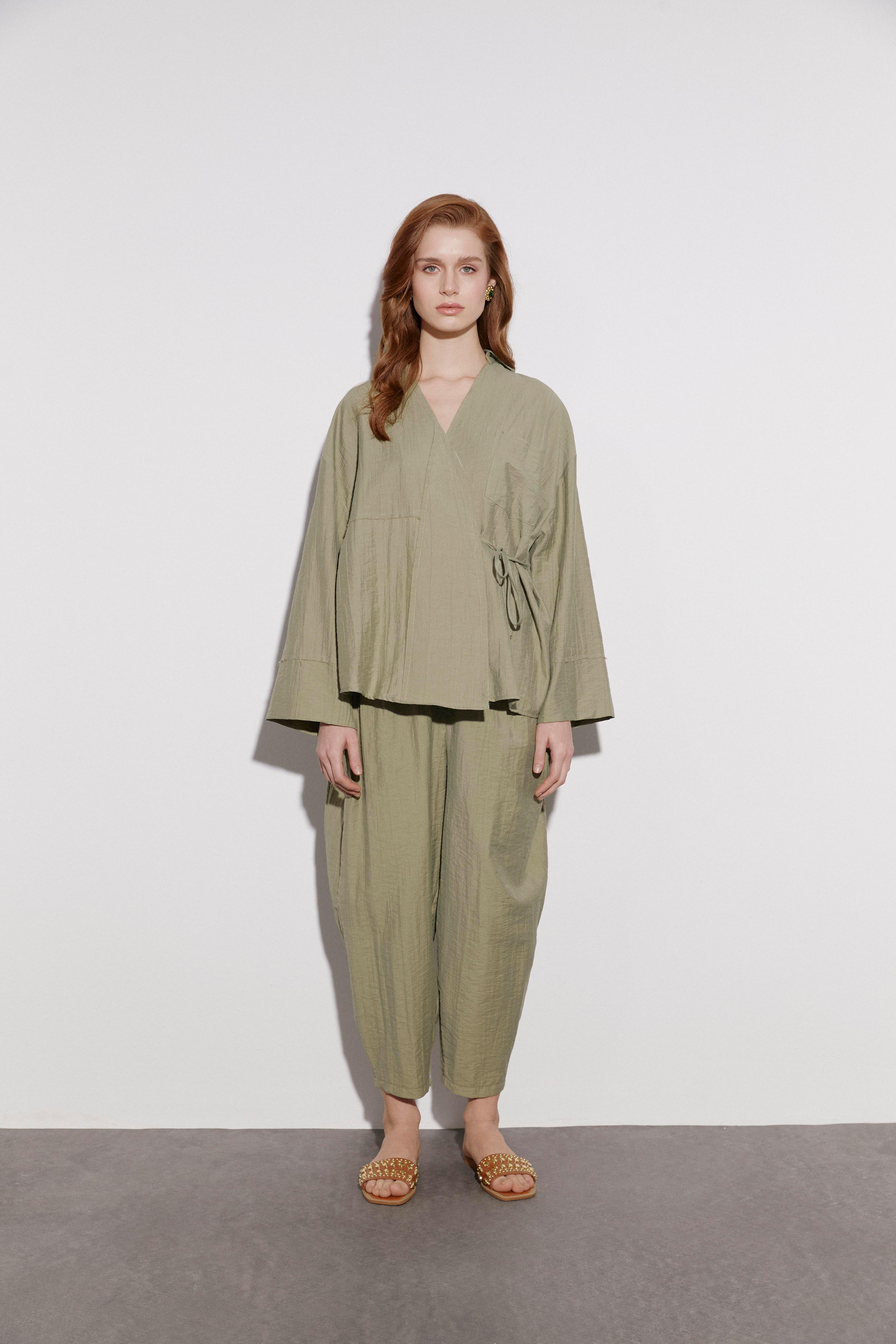 50970 BLUZ PANTOLON TAKIM HAKİ