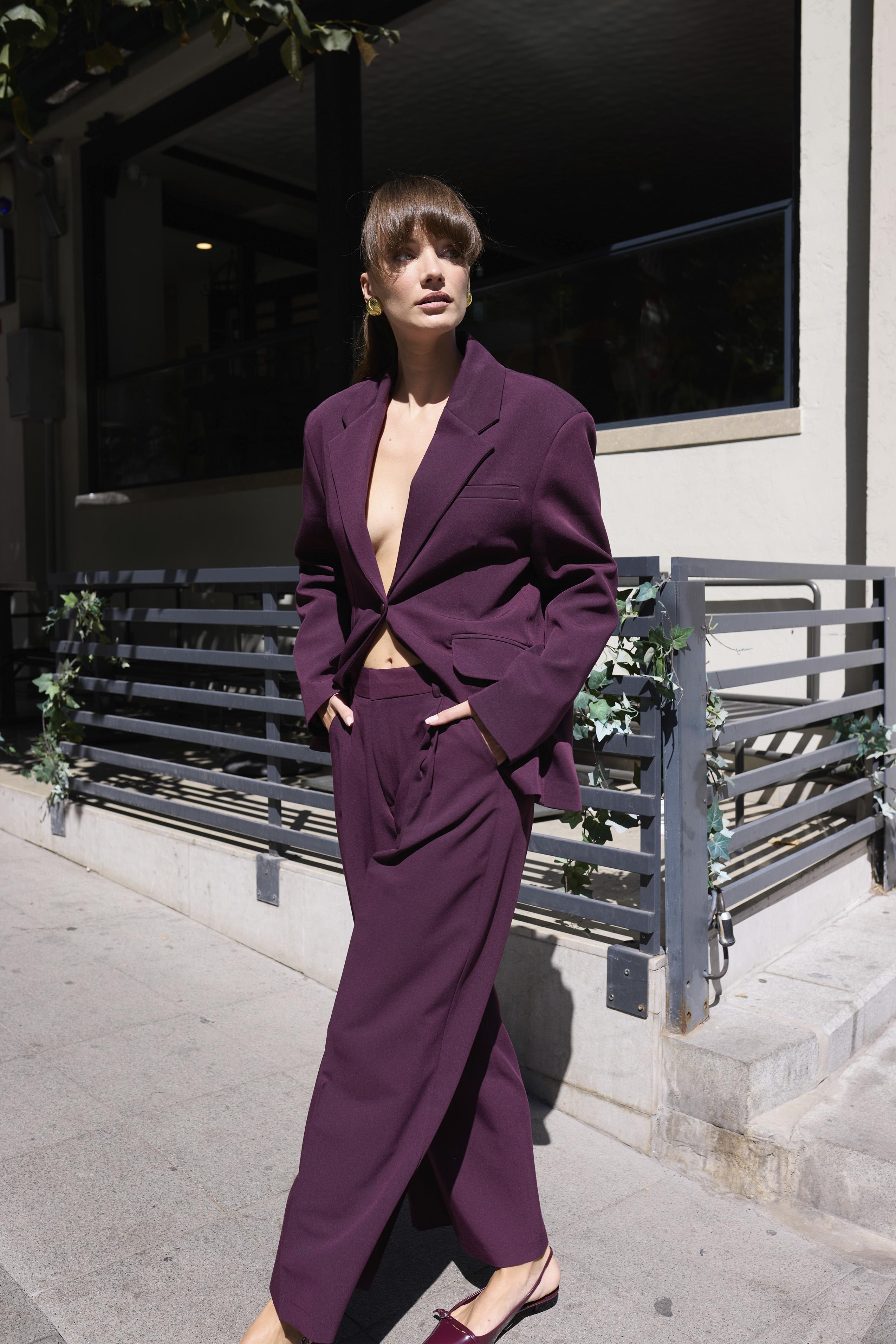 51210 POLİVİSKON PANTOLON MÜRDÜM