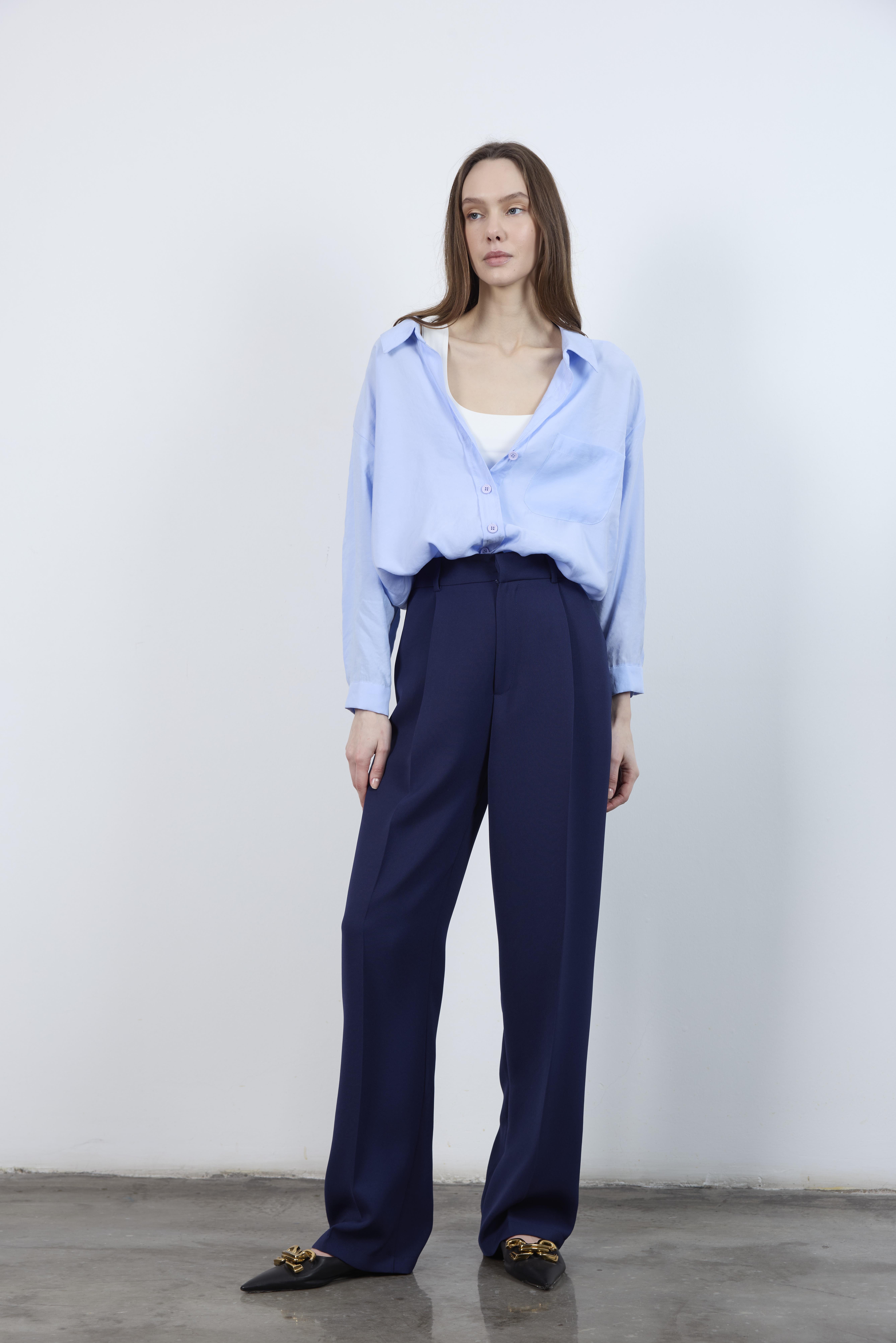 51024 PANTOLON LACİVERT